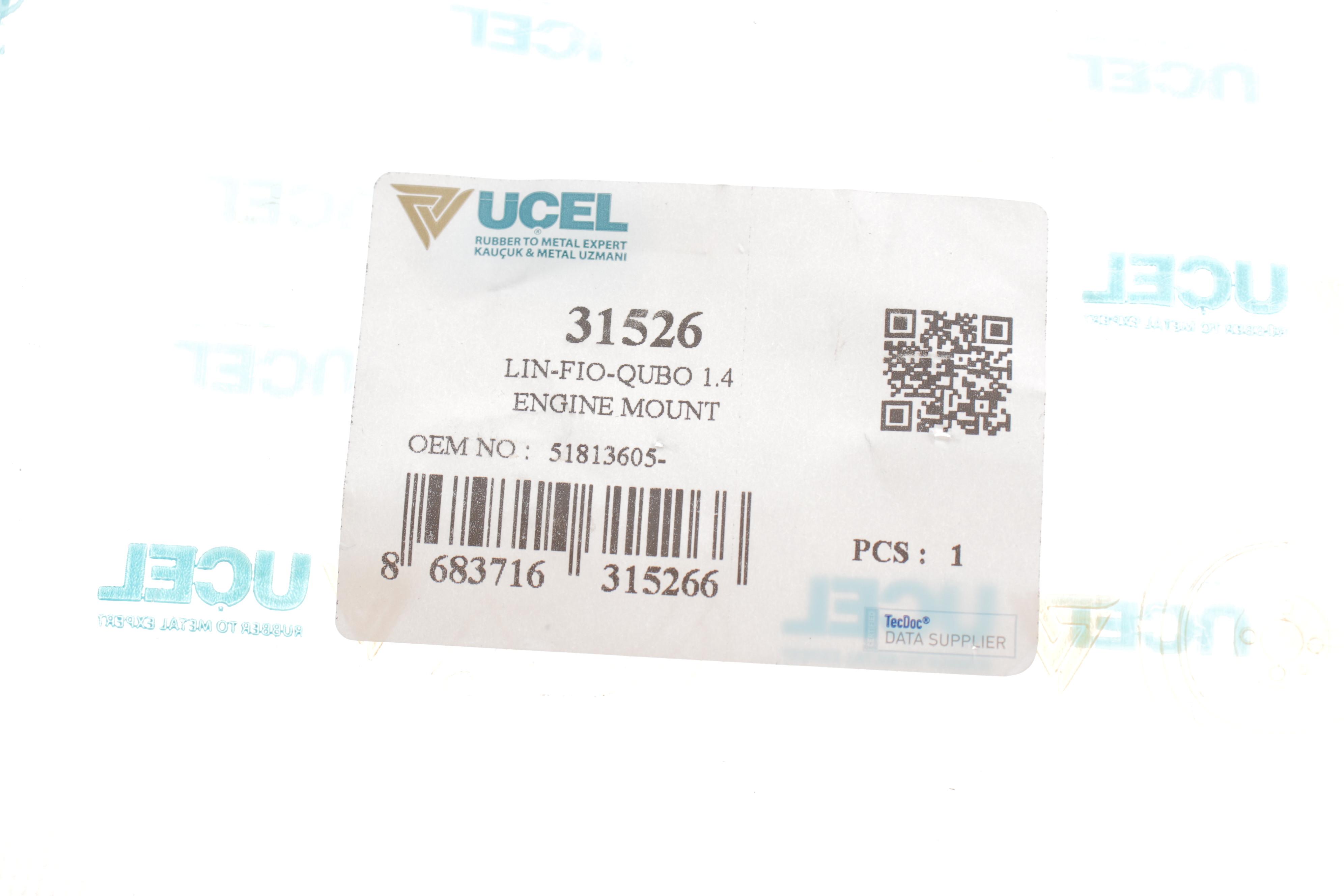 Подушка двигуна (передня) Fiat Fiorino/Linea/Qubo 1.4 07-