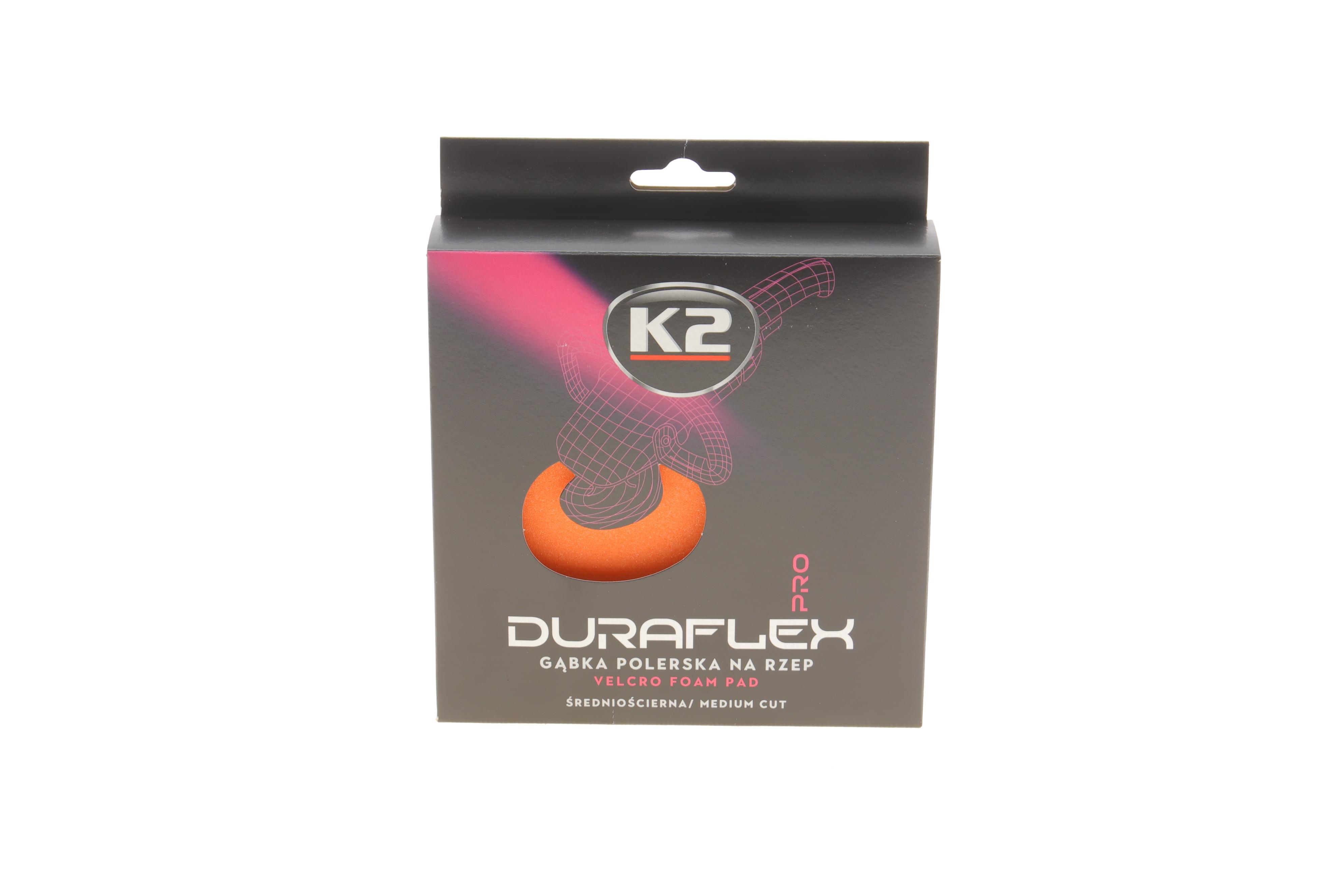 Губка автомобильная для нанесения воска и полировки Duraflex Velcro Foam Pad Cuttung (150x25mm)