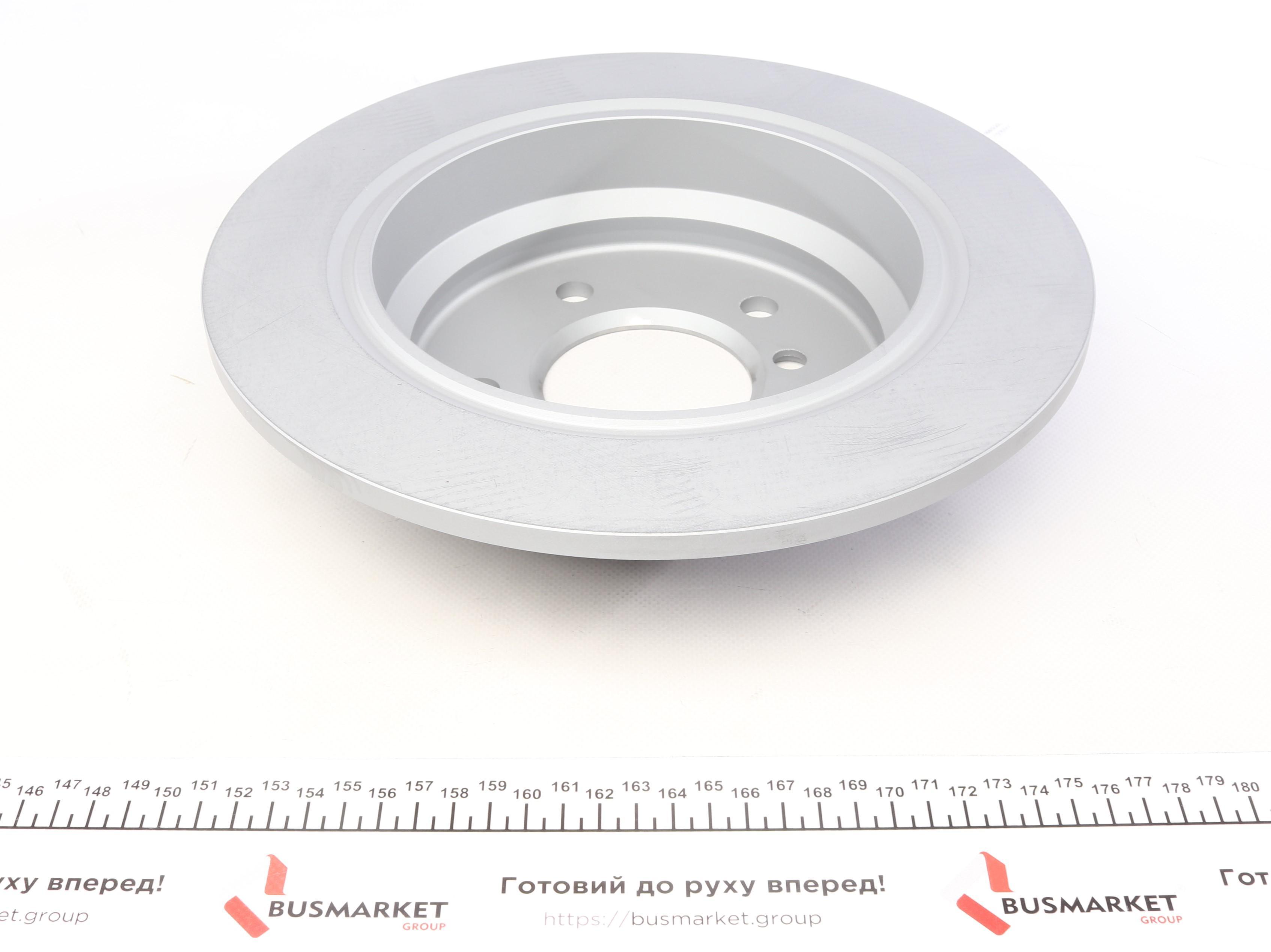 Диск тормозной (задний) BMW 5 (E39) 95-03 (298x10) (с покрытием) (полный)