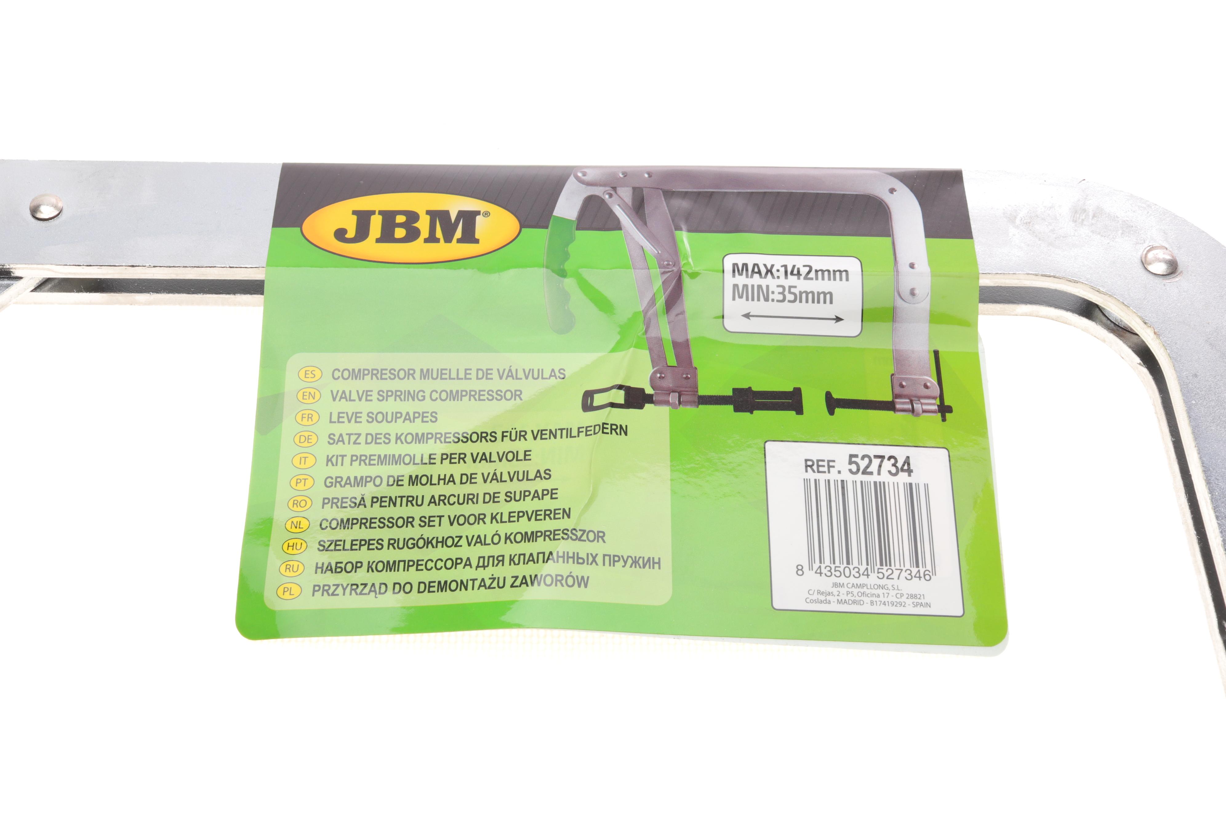 Набір компресора для зняття клапанних пружин (45-145mm)