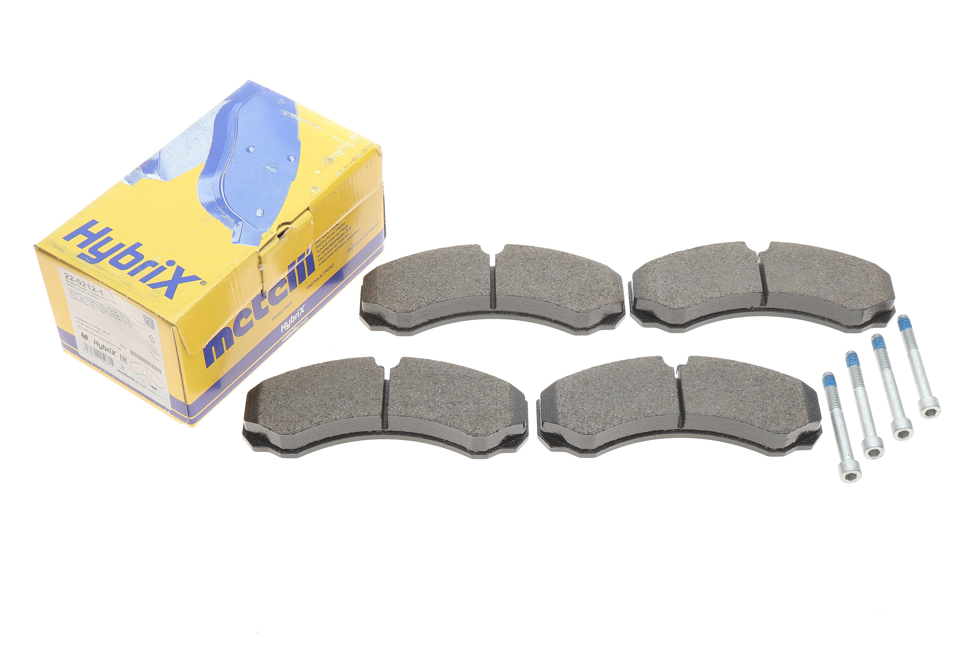 Колодки гальмівні (передні/задні) Iveco Daily III/IV/V/VI 99-