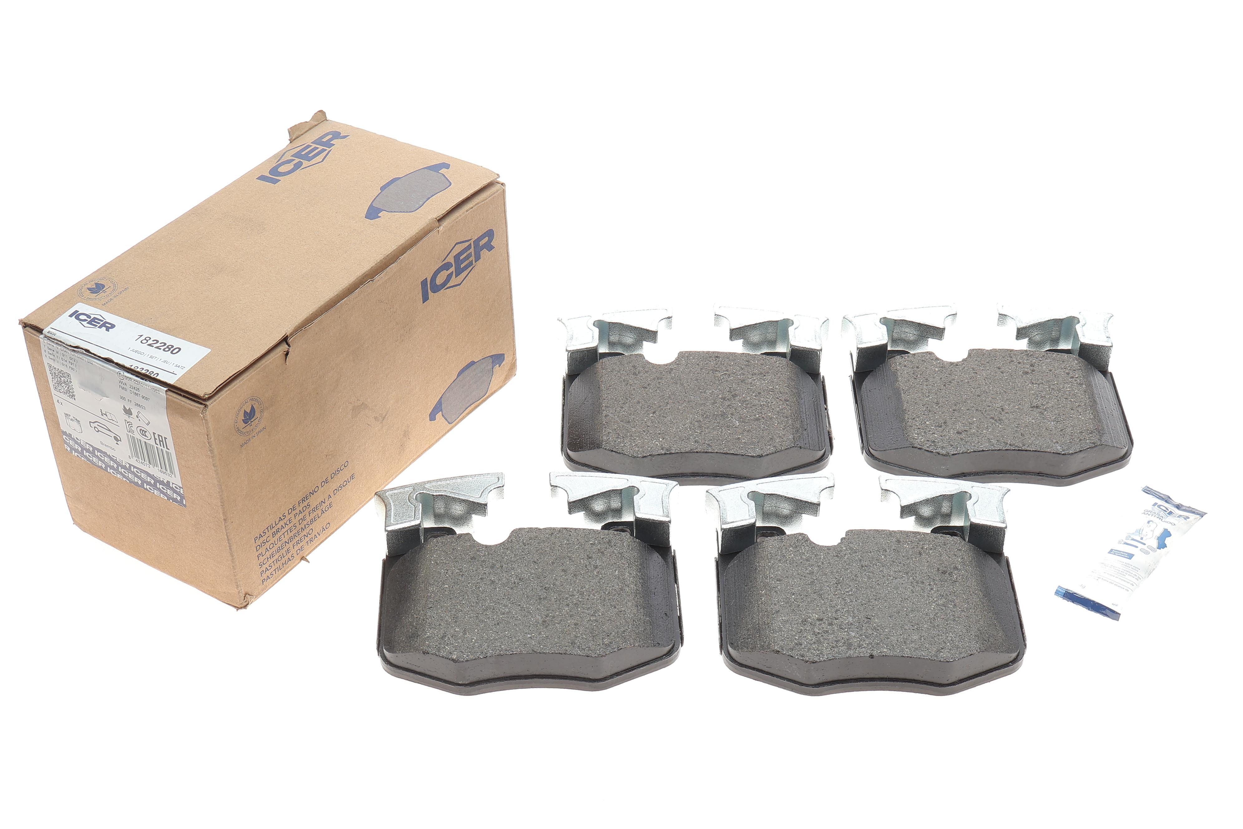 Колодки гальмівні (передні) BMW 2/3/5/6/7/8/X3/X4/X5/X6/X7/Z4/i4/iX 15-/Toyota Supra 19-