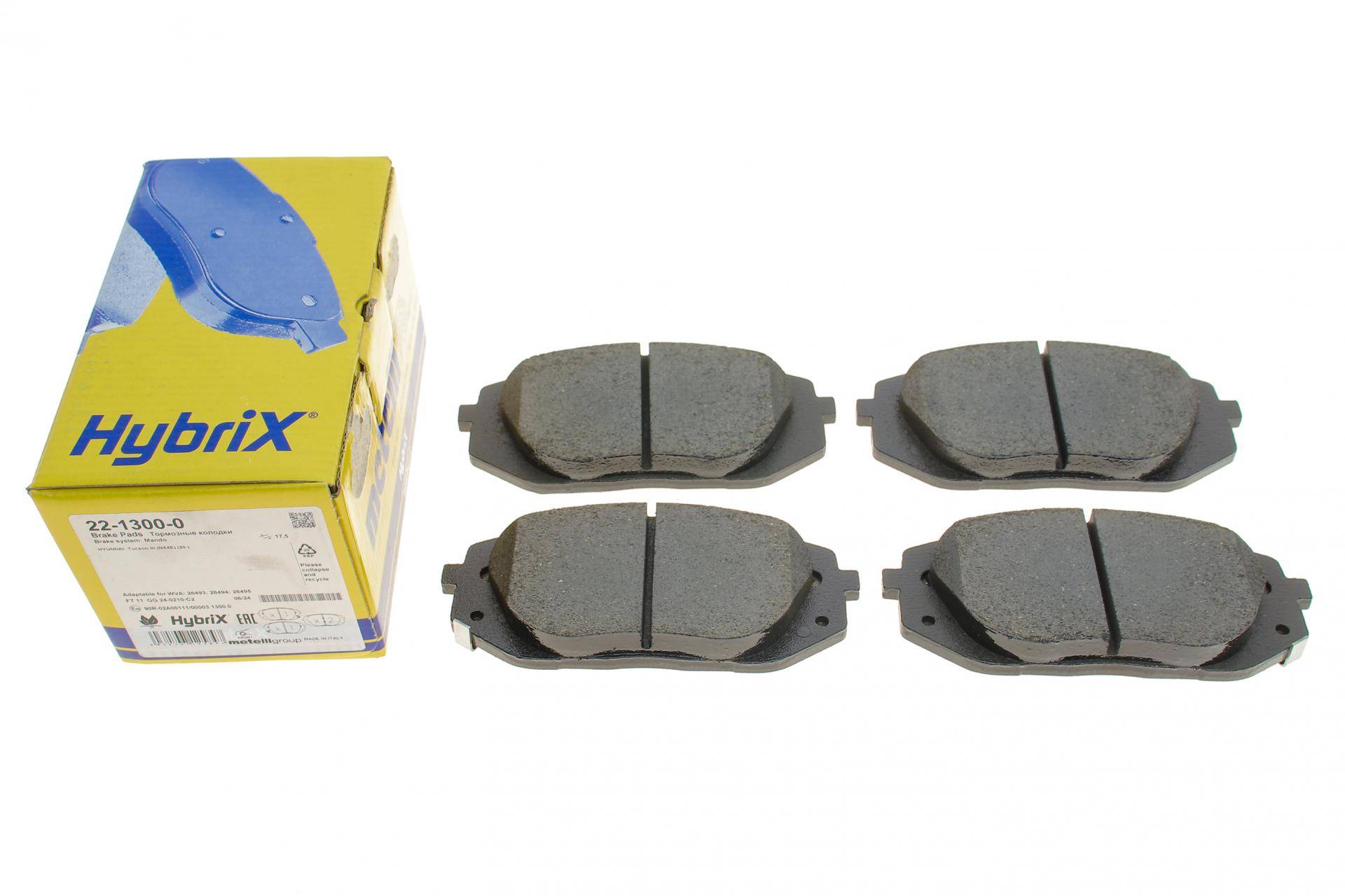 Колодки гальмівні (передні) Hyundai Tucson 20-/Ioniq/Kia EV6 21- (+ датчики)