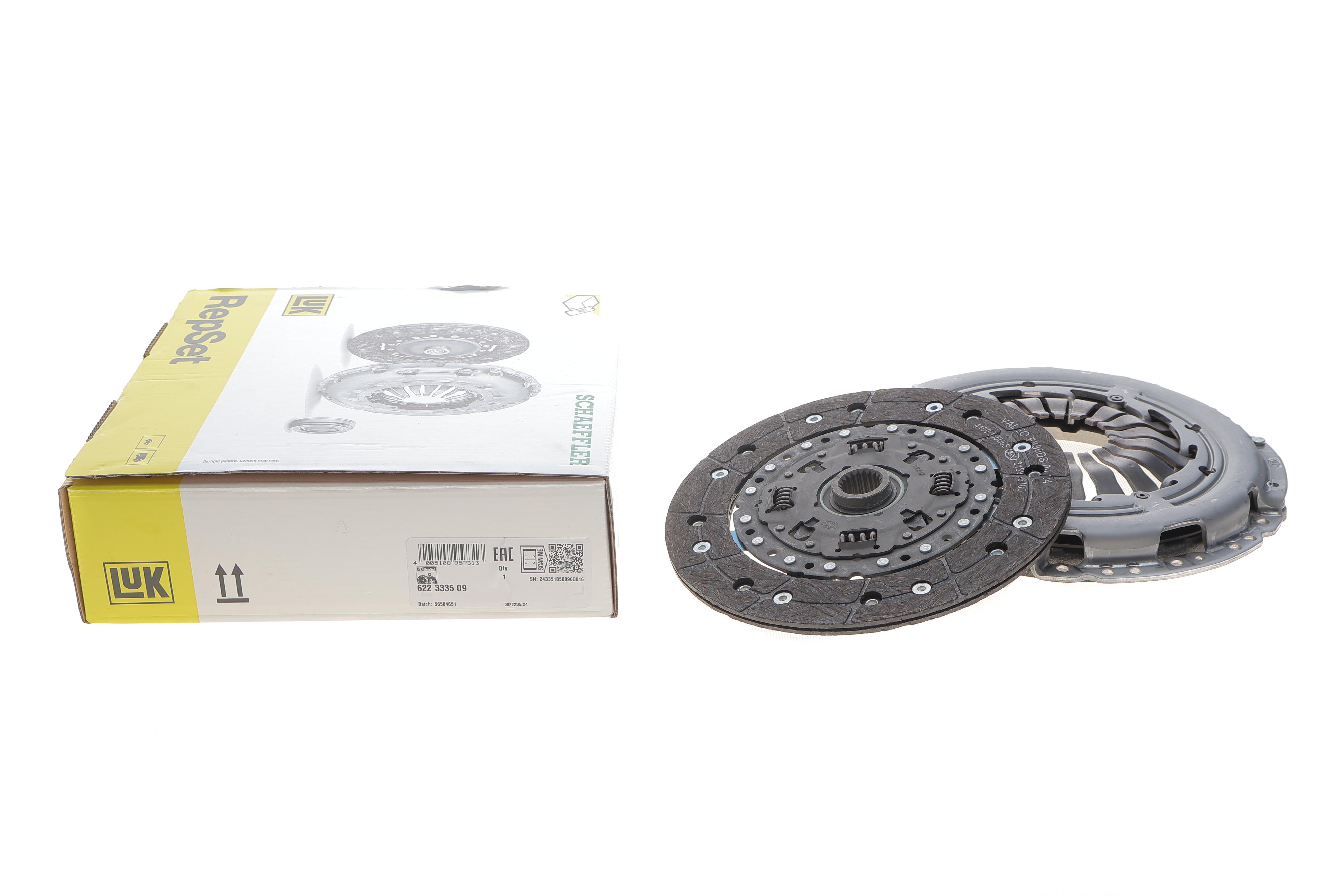 Комплект зчеплення Fiat Punto 1.4 Turbo Multi Air 12-, 99kw, (955 A2.000)