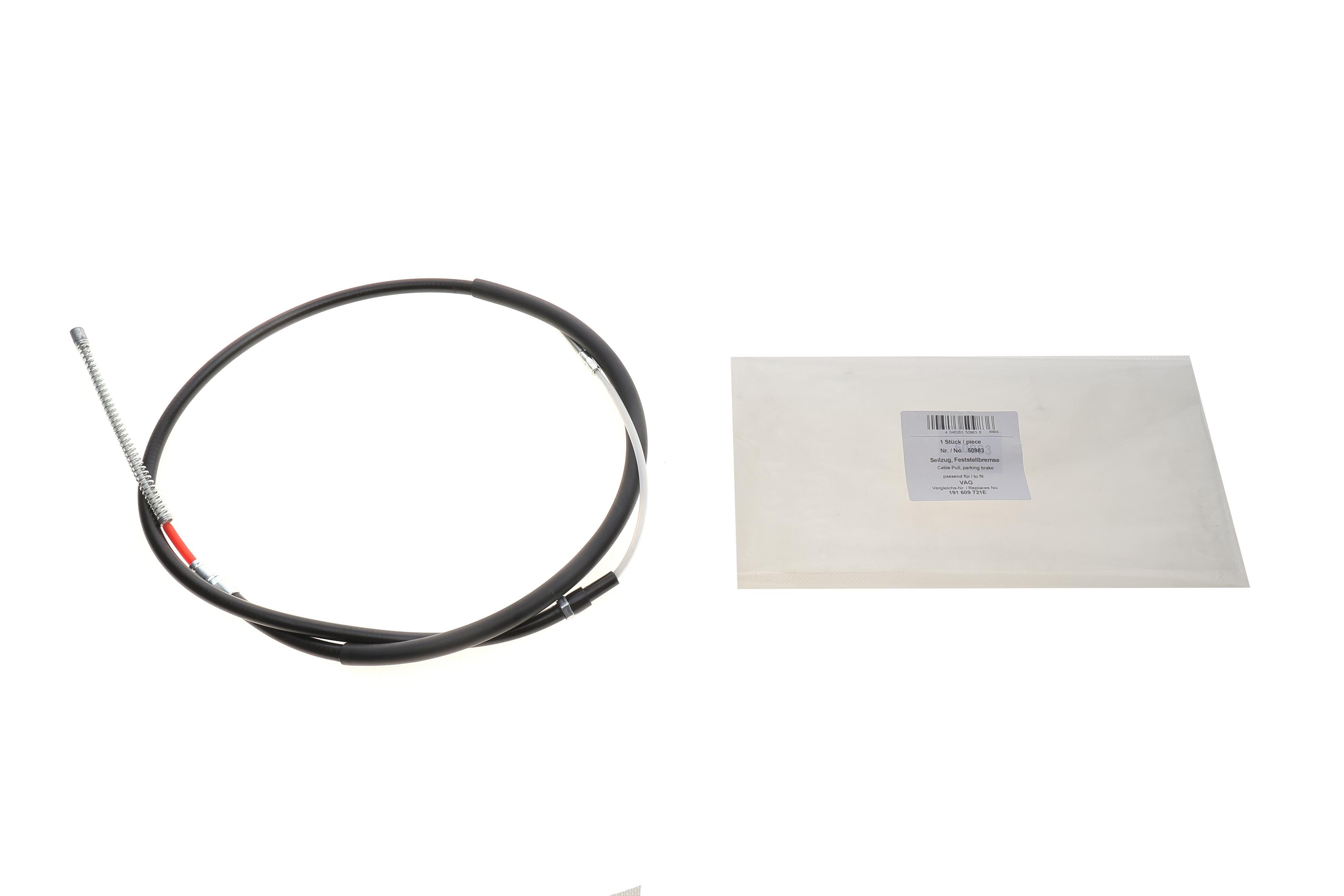 Трос ручника (задний) VW Golf II 1.0-1.6 85-