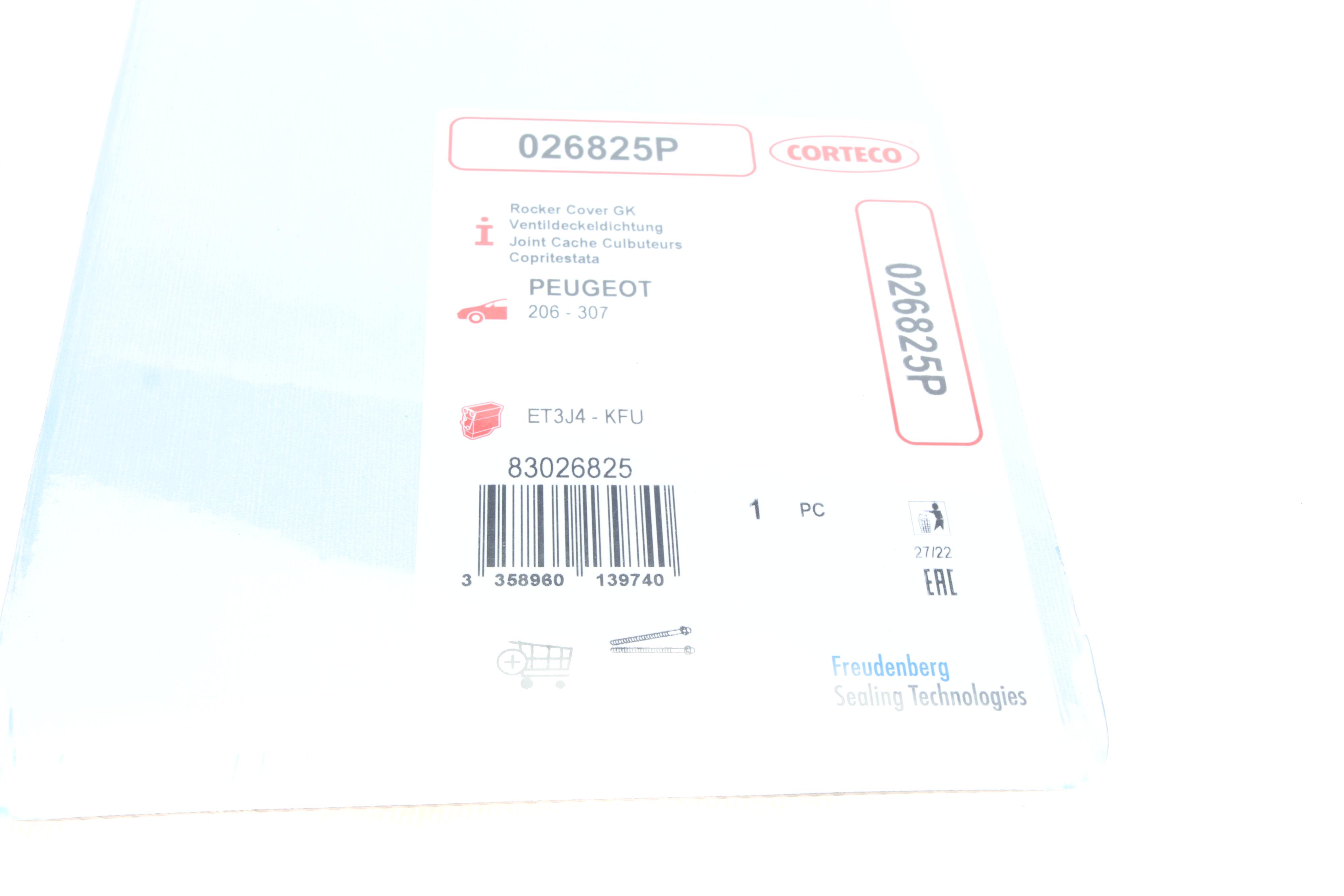 Прокладка кришки клапанів Citroen C4 1.4 16V 04-11 (L)