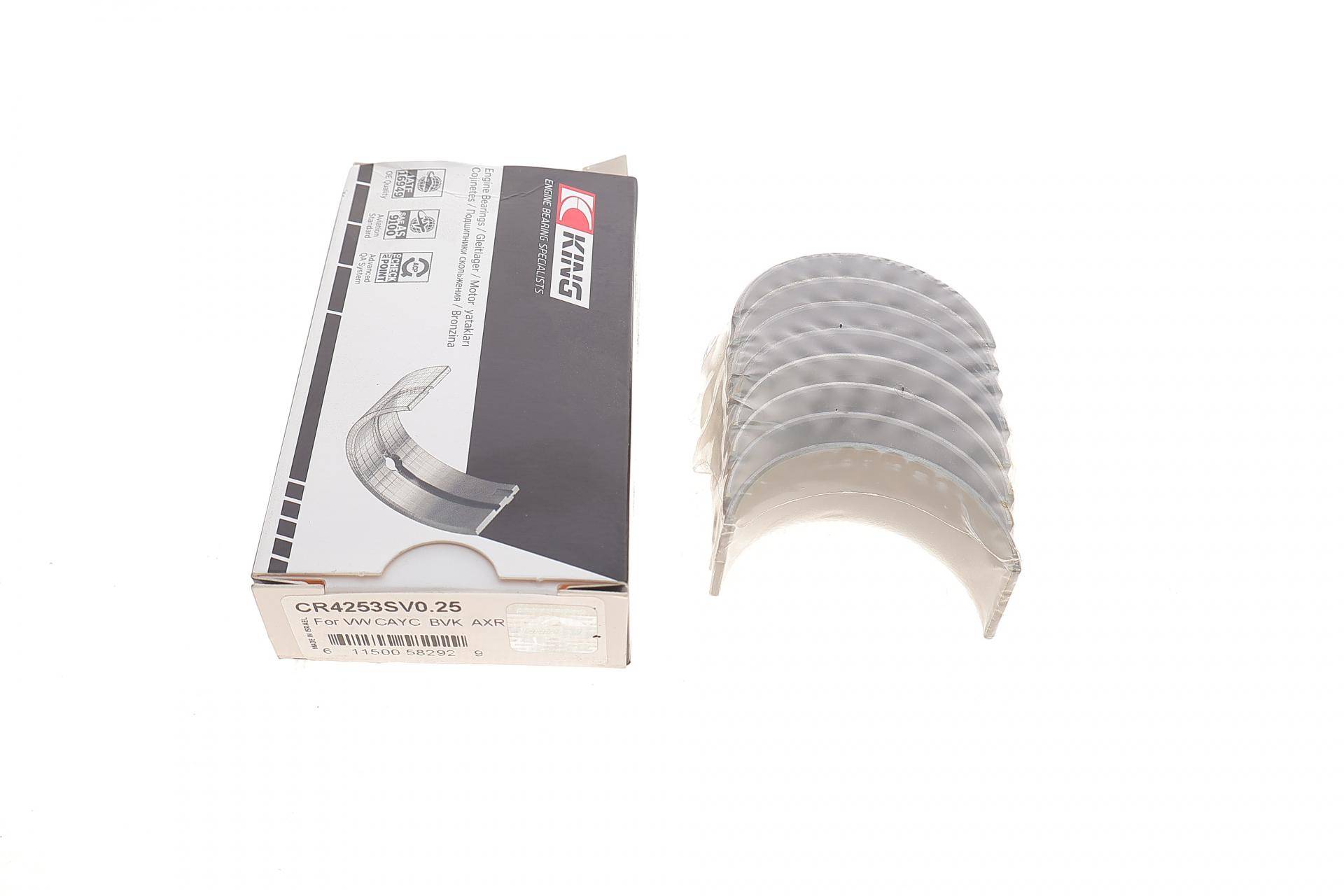 Вкладиші шатунні VW Caddy III/IV 1.6/1.9/2.0 TDI 04-20 (+0.25)