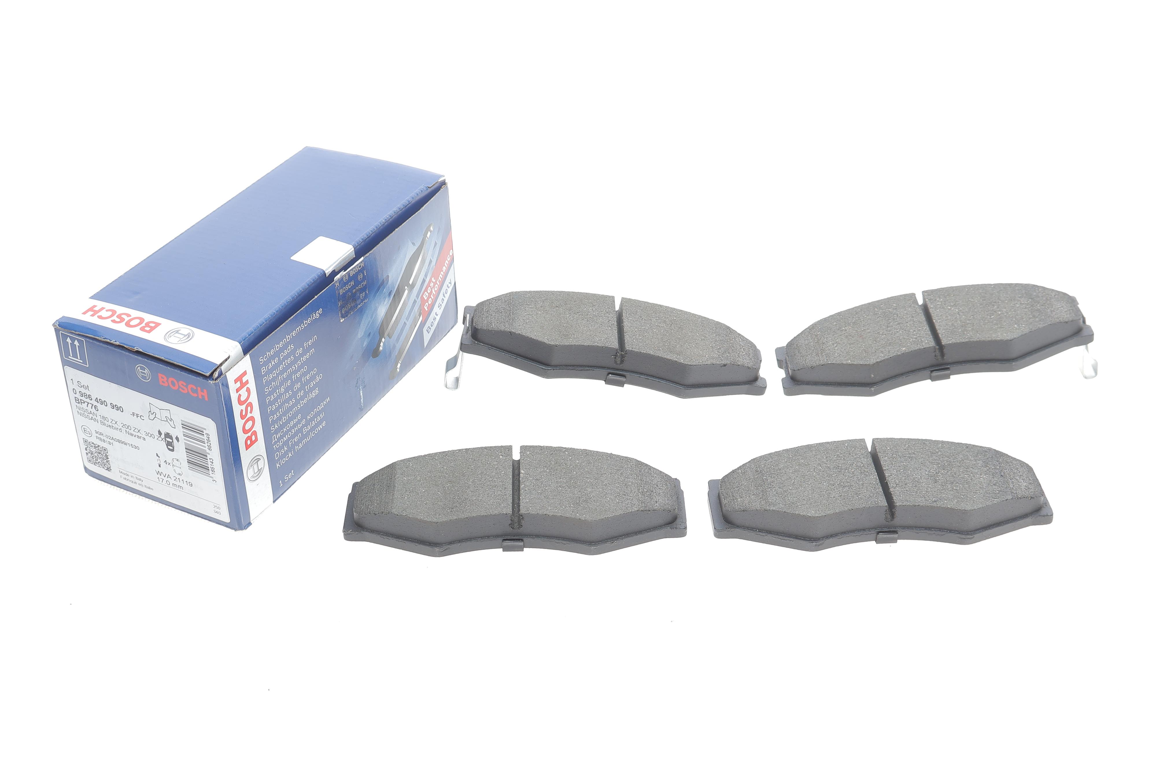 Колодки гальмівні (передні) Nissan Navara/Pick Up 2.4 97-