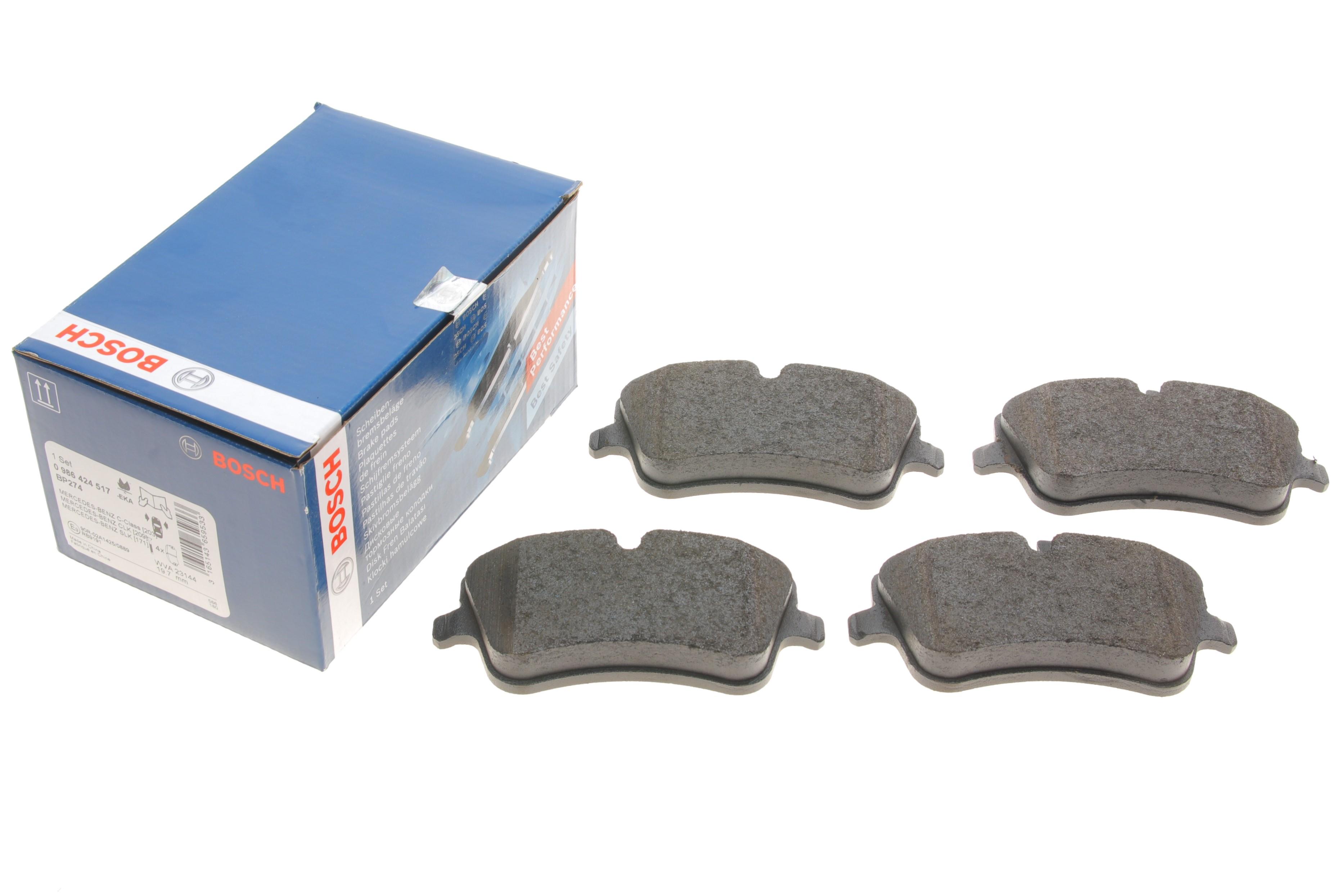 Колодки гальмівні (передні) MB C-class (W203/CL203/S203) 00-11 (Lucas)