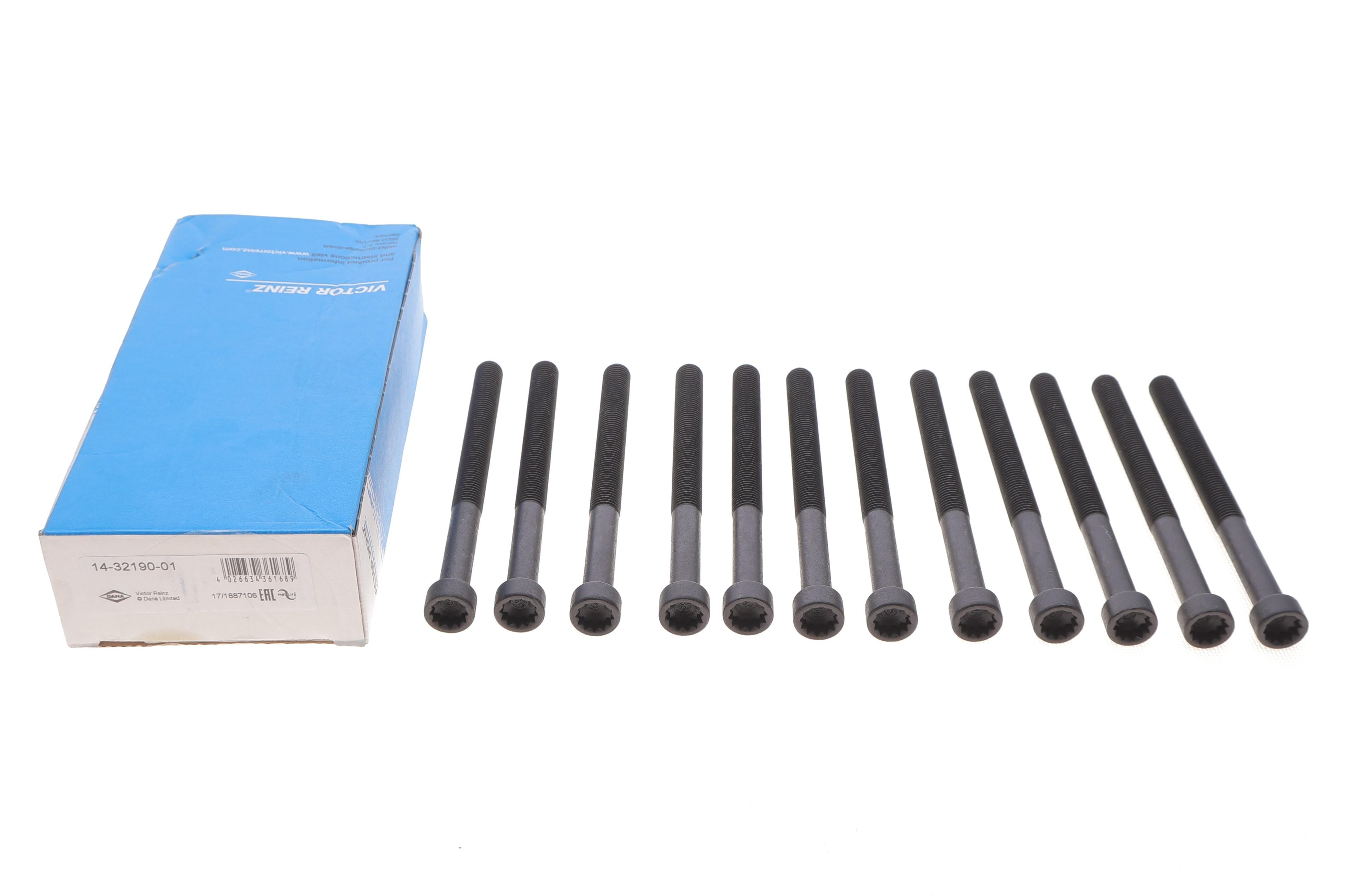 Болты головки (к-кт 12шт.) VW T5 2.5TDI, AXE/BPC/BLJ/AXD/BNZ