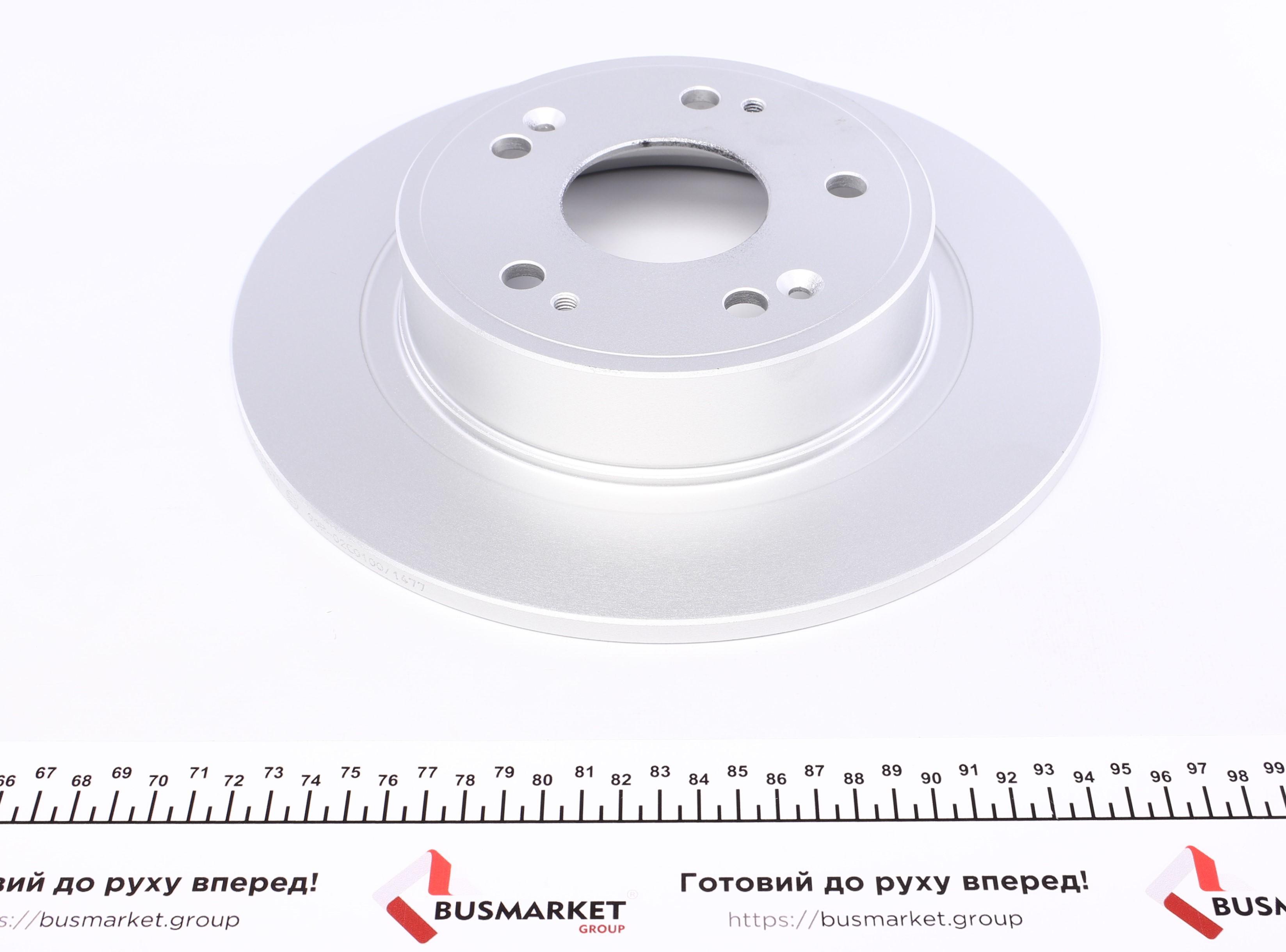 Диск гальмівний (задній) Honda Accord VIII 08- (282x9)