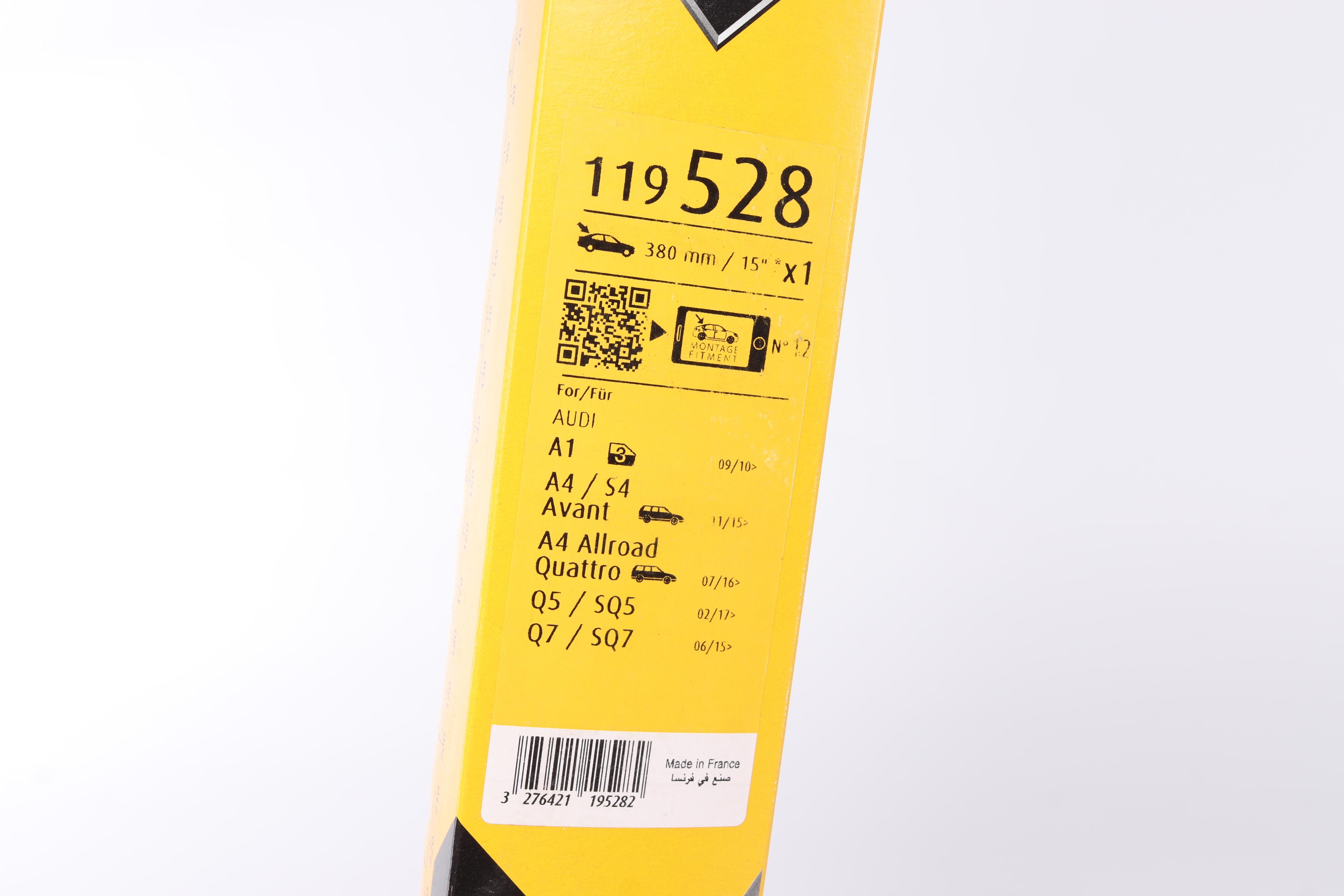 Щітка склоочисника (задня) (380mm) Audi A1/A4/Q7 10-