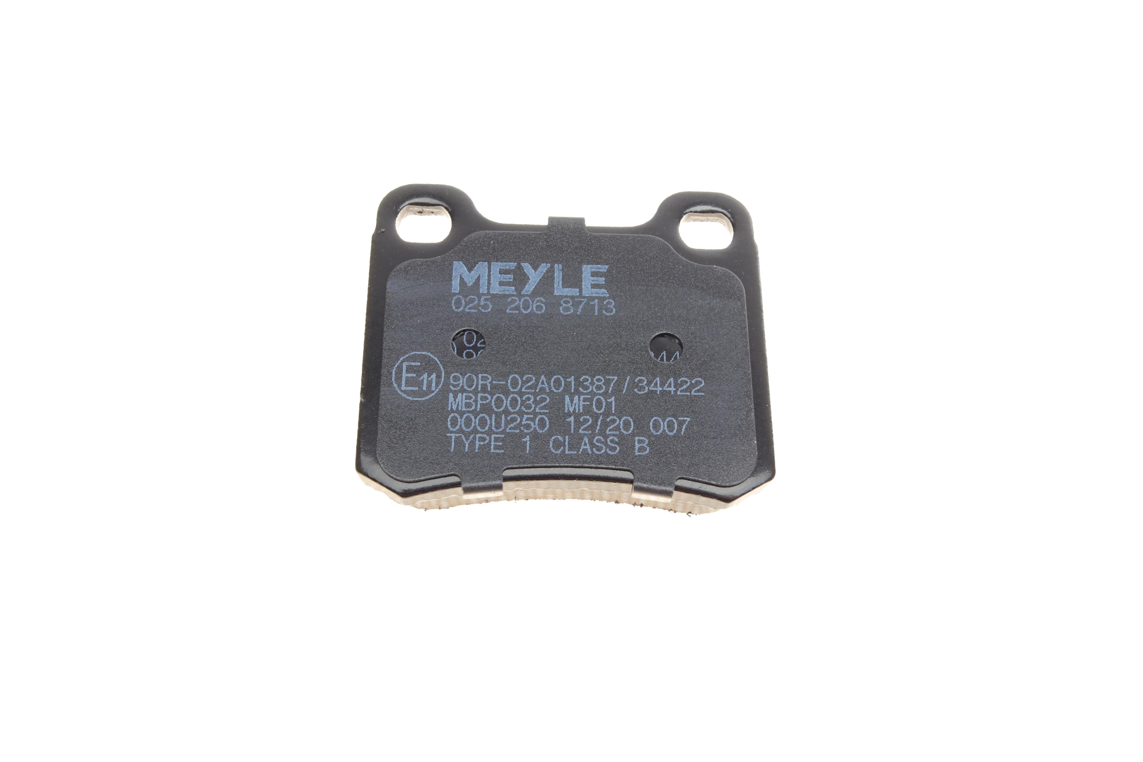 Колодки гальмівні (задні) MB 190 (W201) 82-93 (ATE)