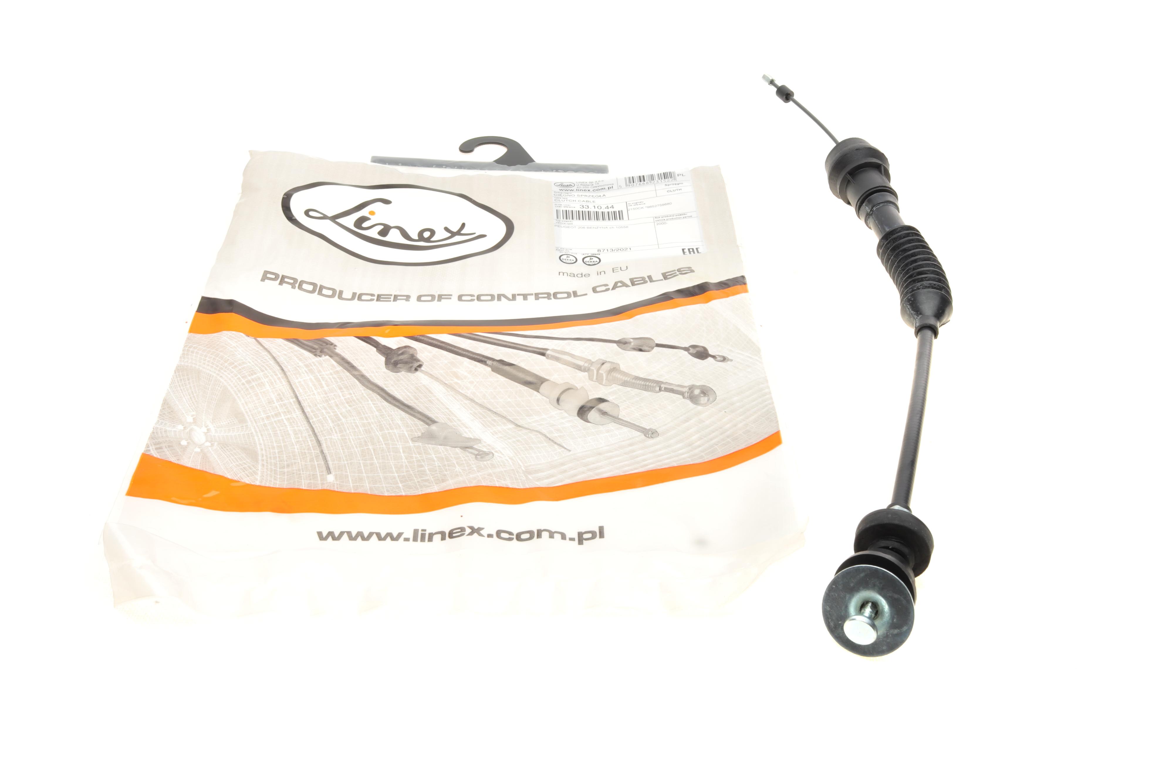 Трос сцепления Peugeot 206 98-12 (580/338mm)