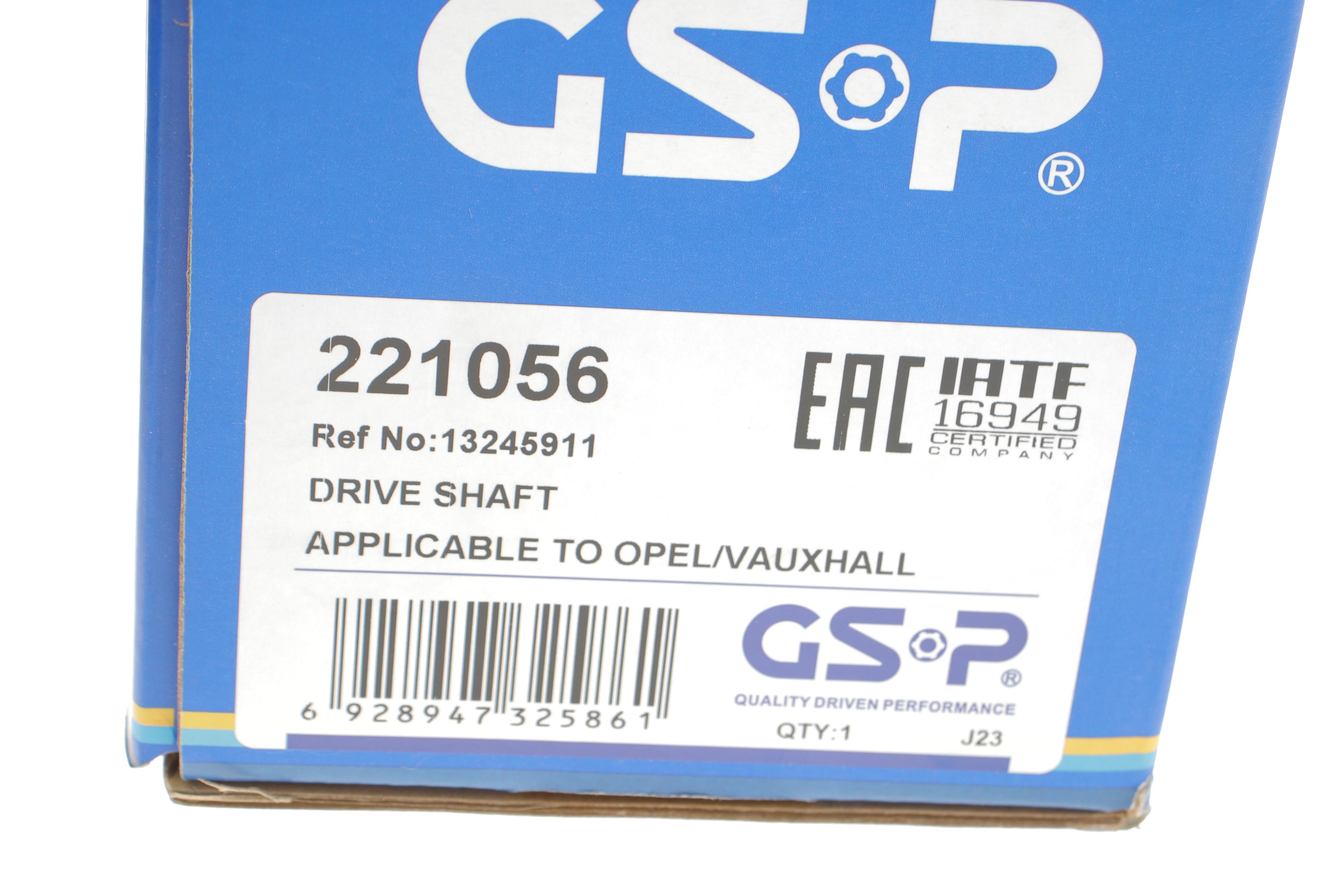 Піввісь (передня) Opel Astra H 1.9 CDTI/2.0 Turbo 04-10 (R) (33x34x595)