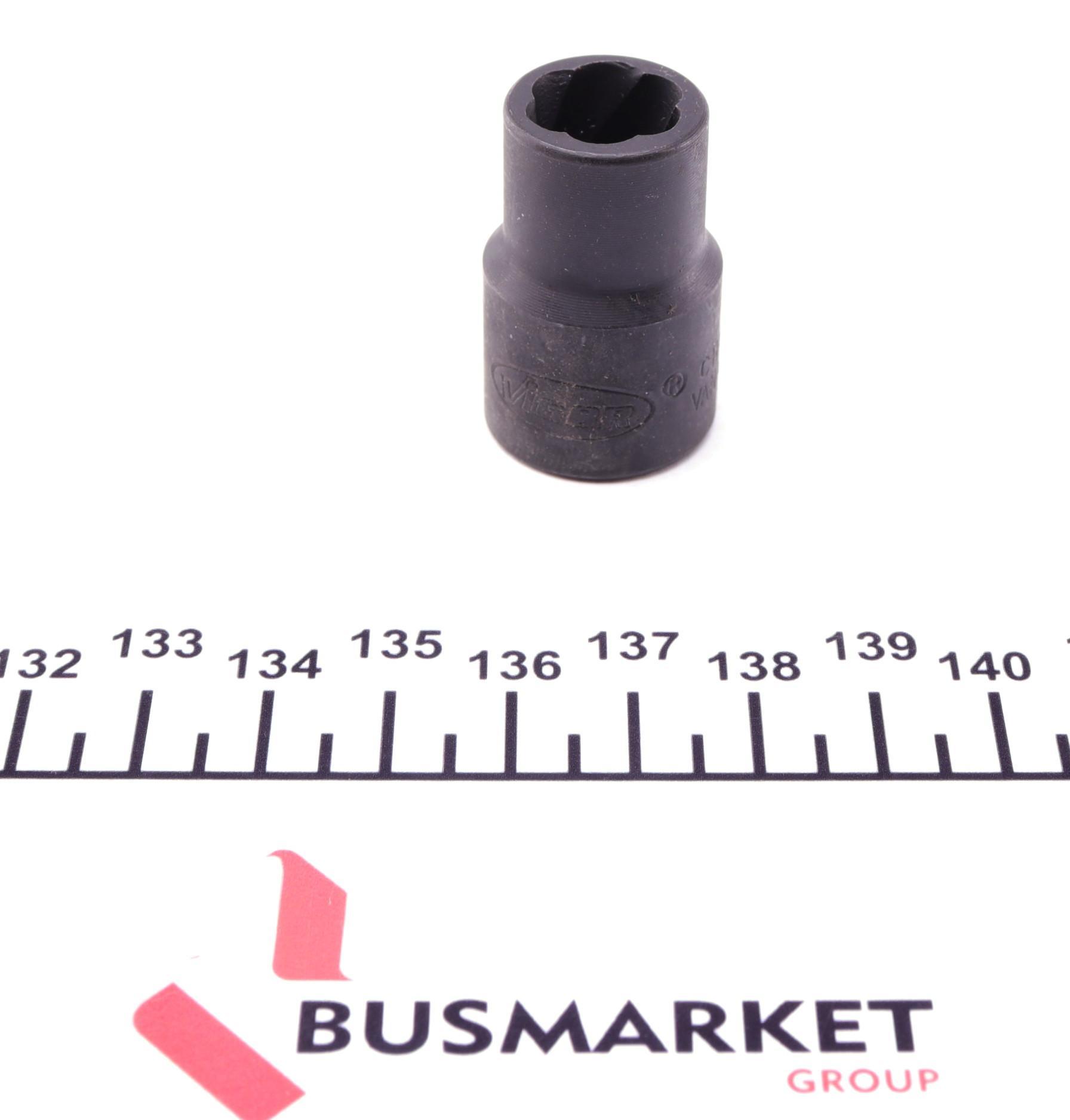 Головка для выкручивания скругленных болтов и гаек (с винтовой канавкой) 12mm (1/2")