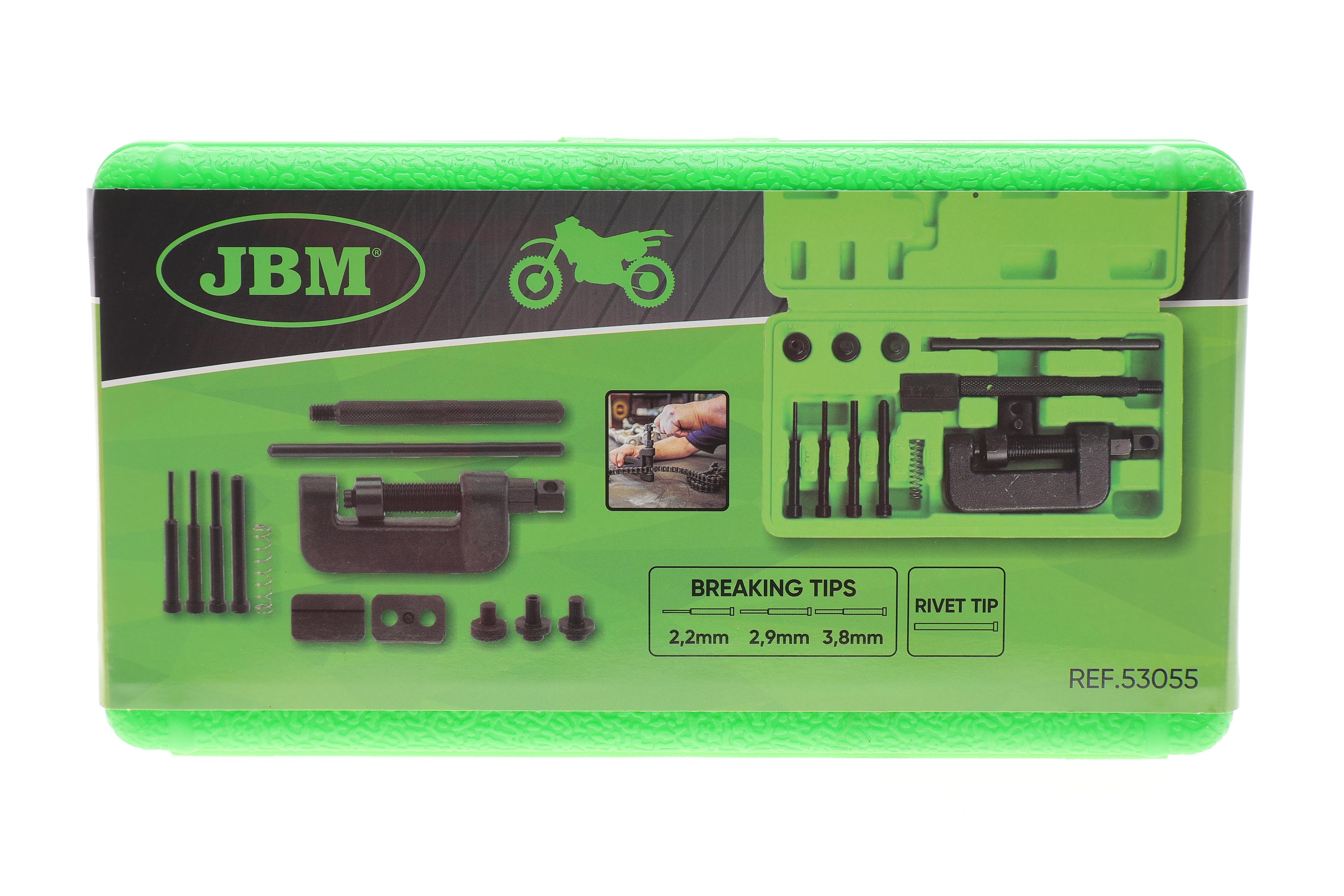 Набор инструмента для заклепки мото цепей 2.2mm/2.9mm/3.8mm