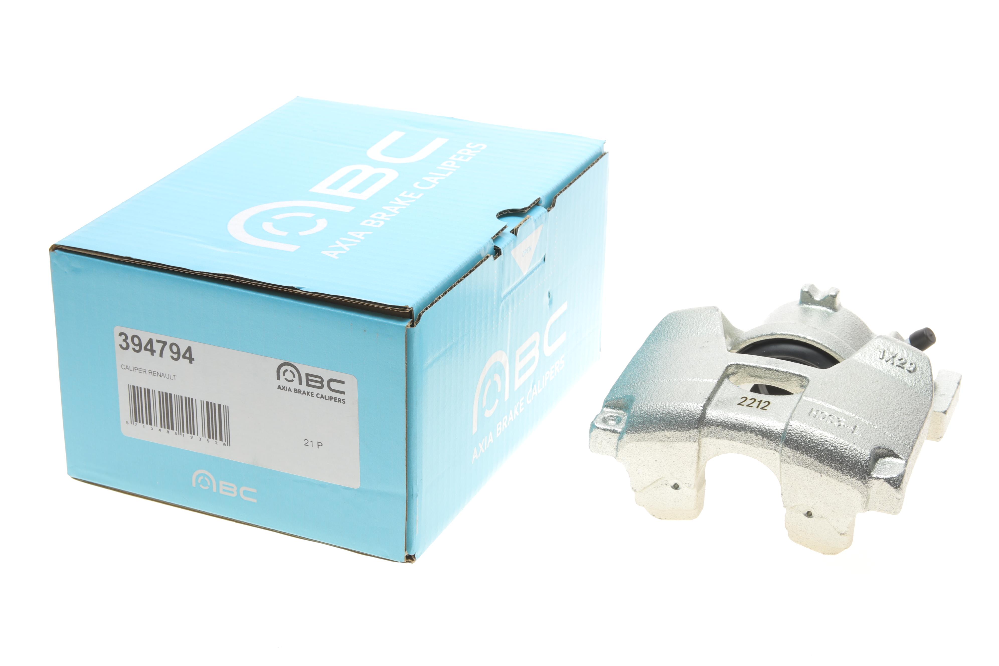 Суппорт гальмівний (передній) (L) Renault Megane 2.0dCi/TCe/Scenic 1.2-2.0 09- (d=57mm) (ATE)