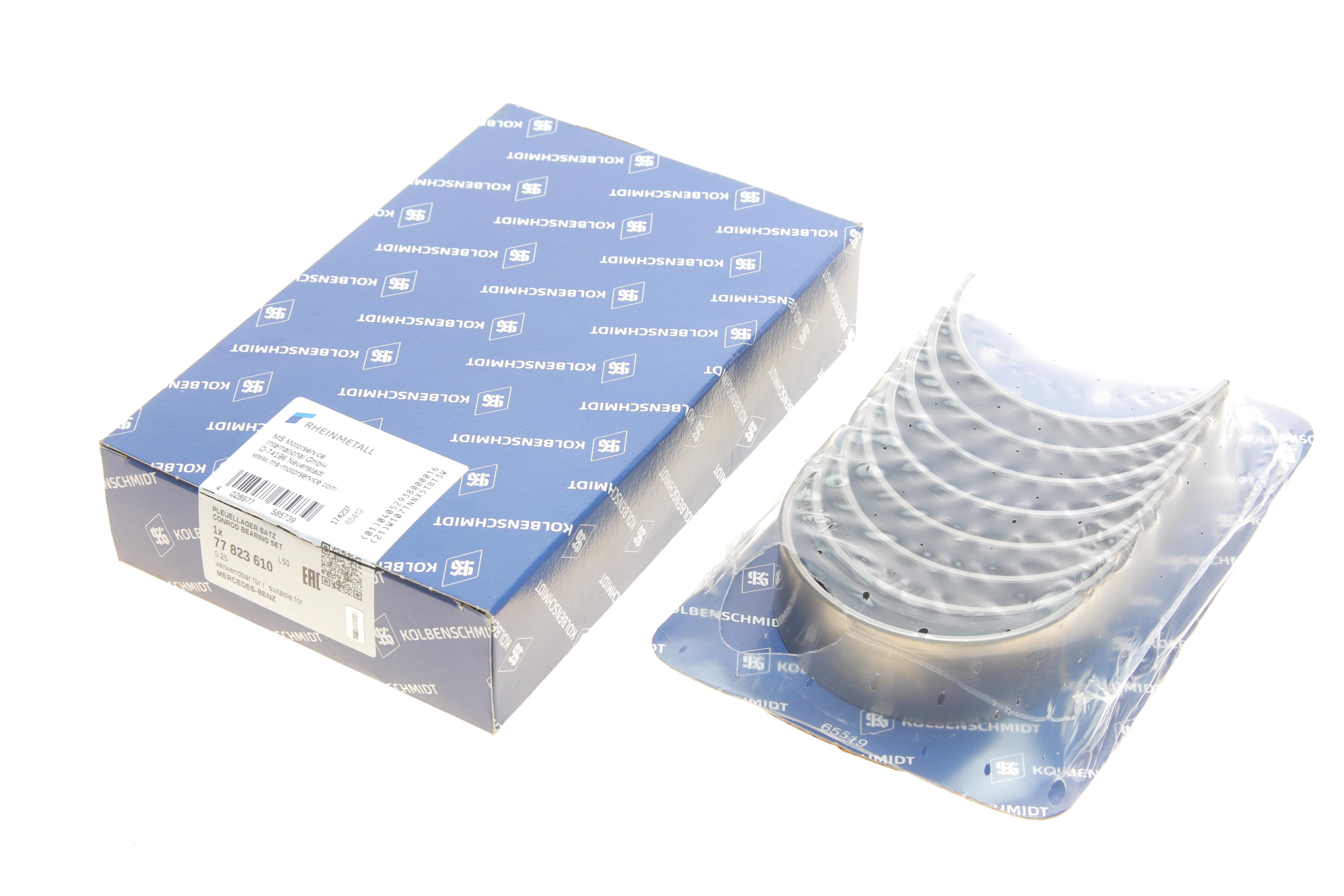 Вкладыши шатунные MB OM900/OM904/OM924 (+0.25)