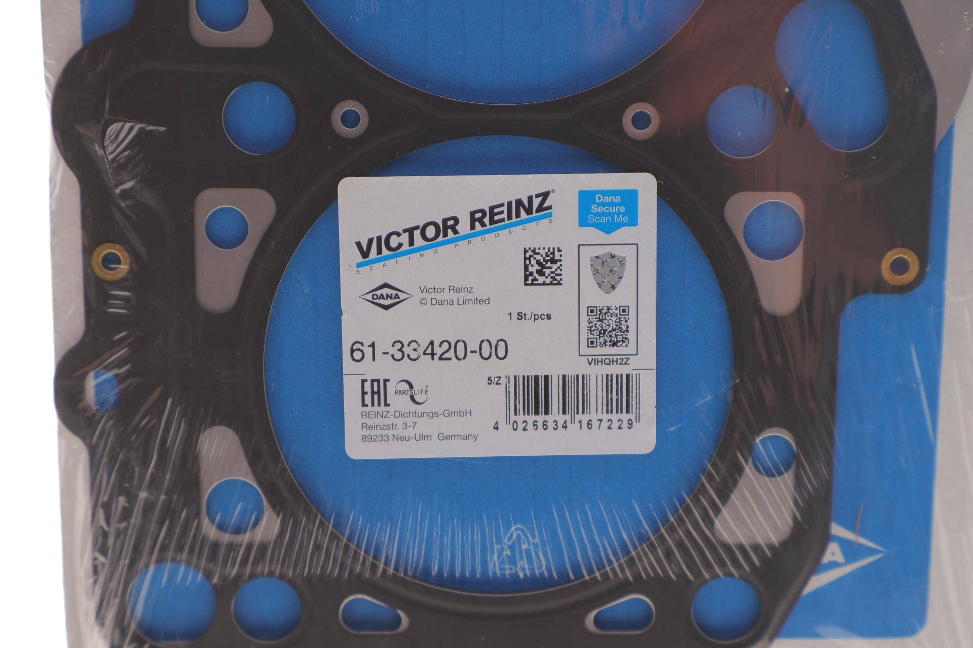 Прокладка ГБЦ Audi A4/VW Golf III/IV/Passat 1.6 94-, Ø82,50mm