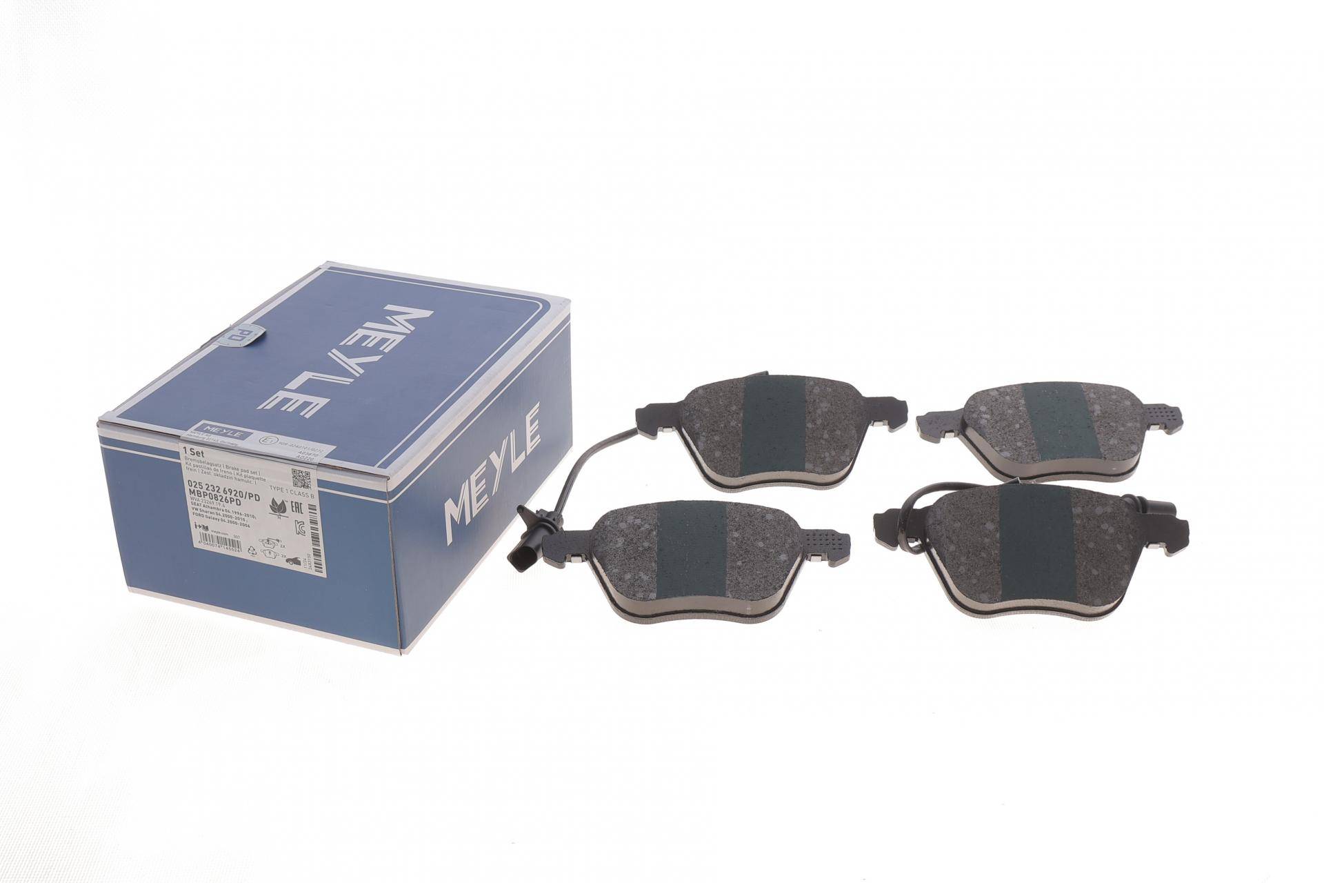 Колодки гальмівні (передні) Seat Alhambra/VW Sharan 1.8-1.9 TDI 95-10 (з датчиками)