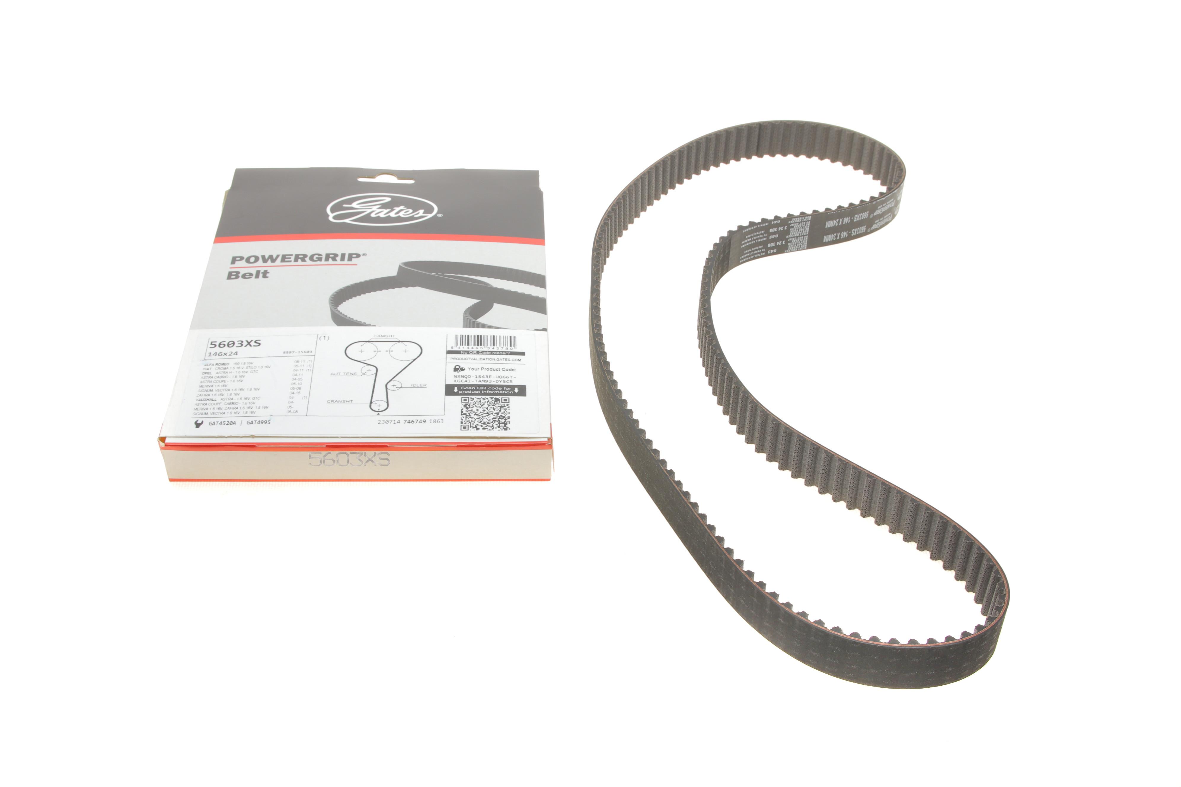 Ремень ГРМ Opel Combo/Astra/Insignia/Meriva 1.6/1.8i 04-15 (146x24)