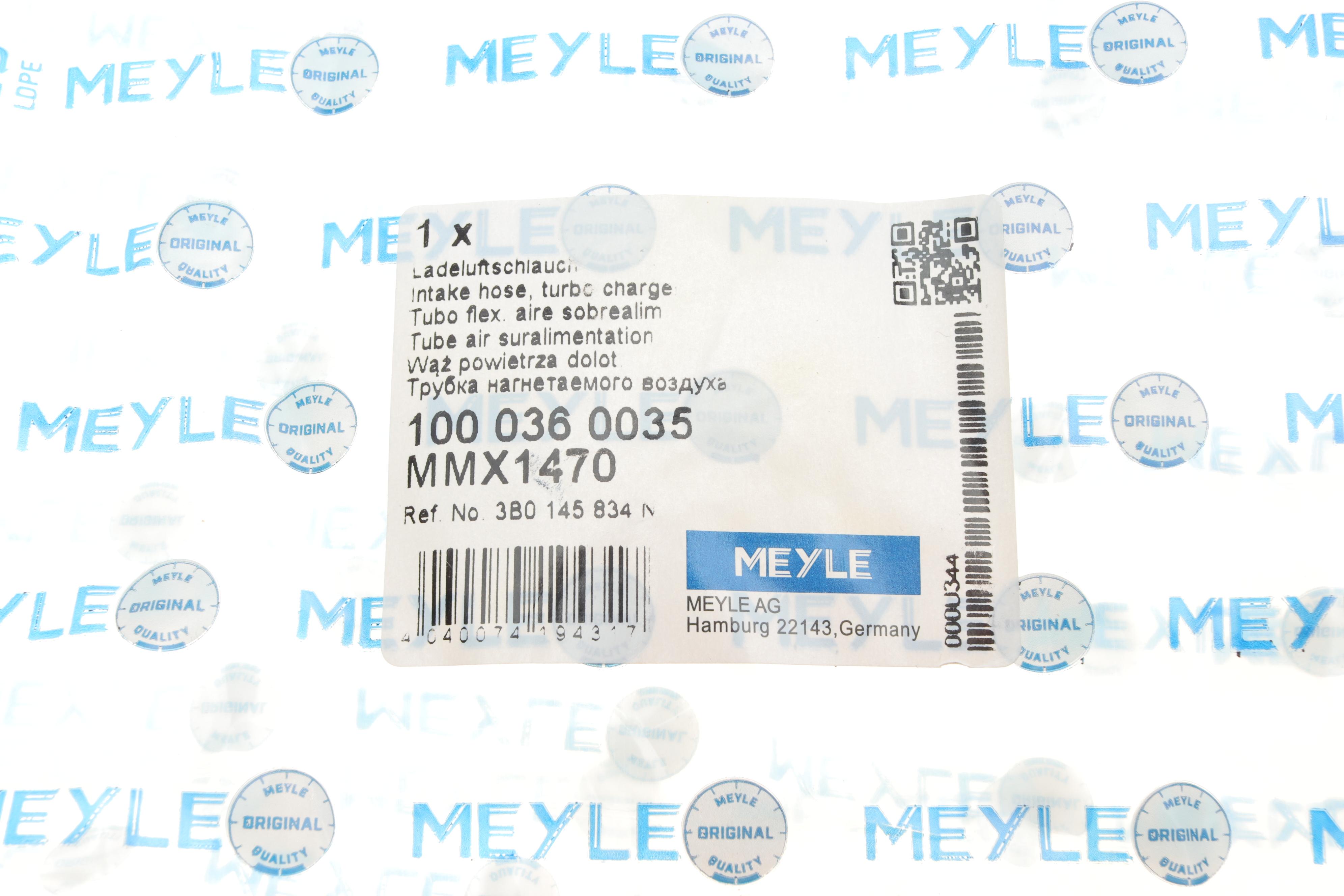 Патрубок интеркулера (верхний) VW Passat/Skoda Superb 1.9TDI/2.0TDI 00-08