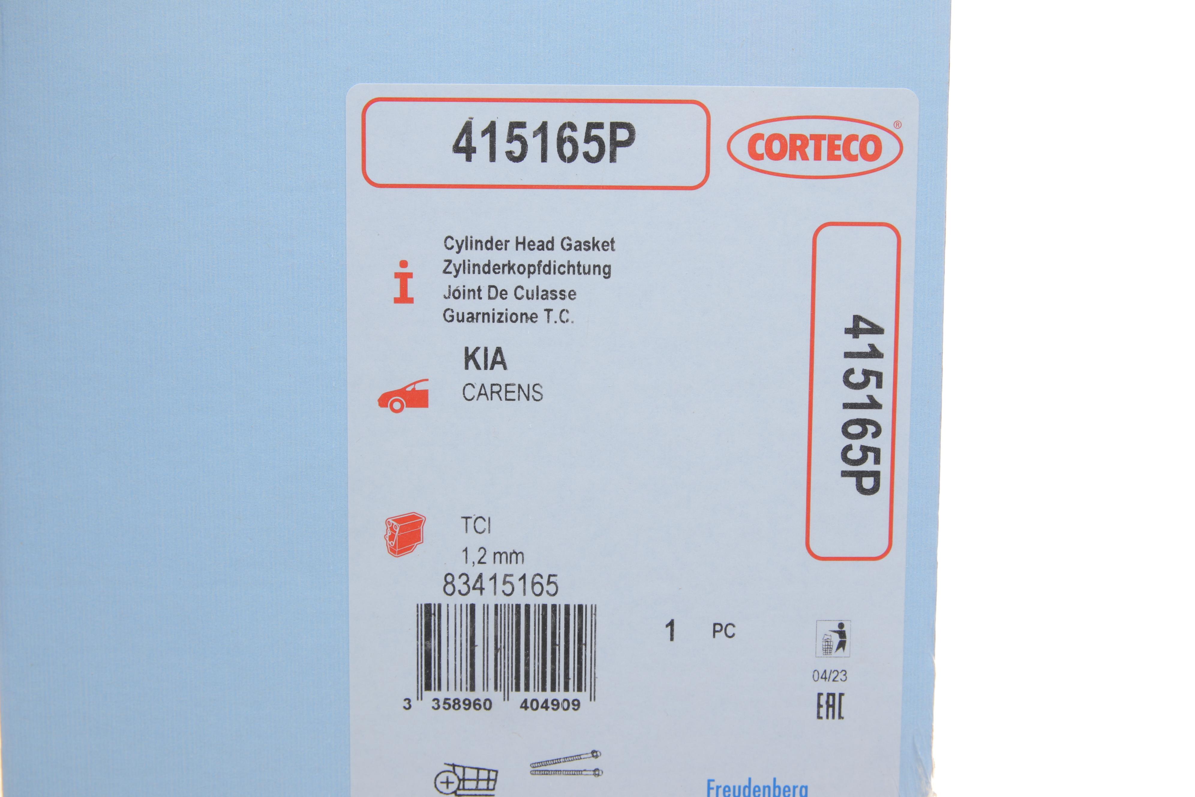 Прокладка ГБЦ Hyundai Sonata/Kia Sportage 2.0CRDi 01- (Ø84.00mm) (1.20mm)