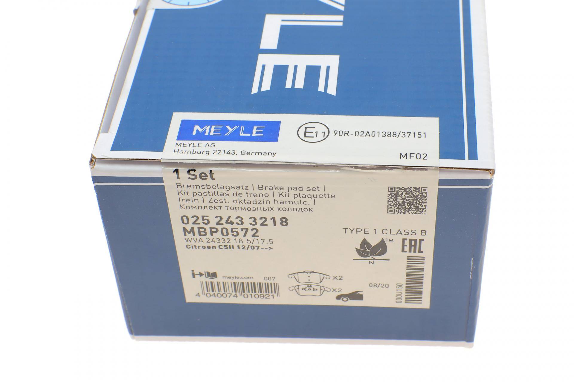 Колодки гальмівні (передні) Citroen C5/ Peugeot 407/508 08- (ATE)