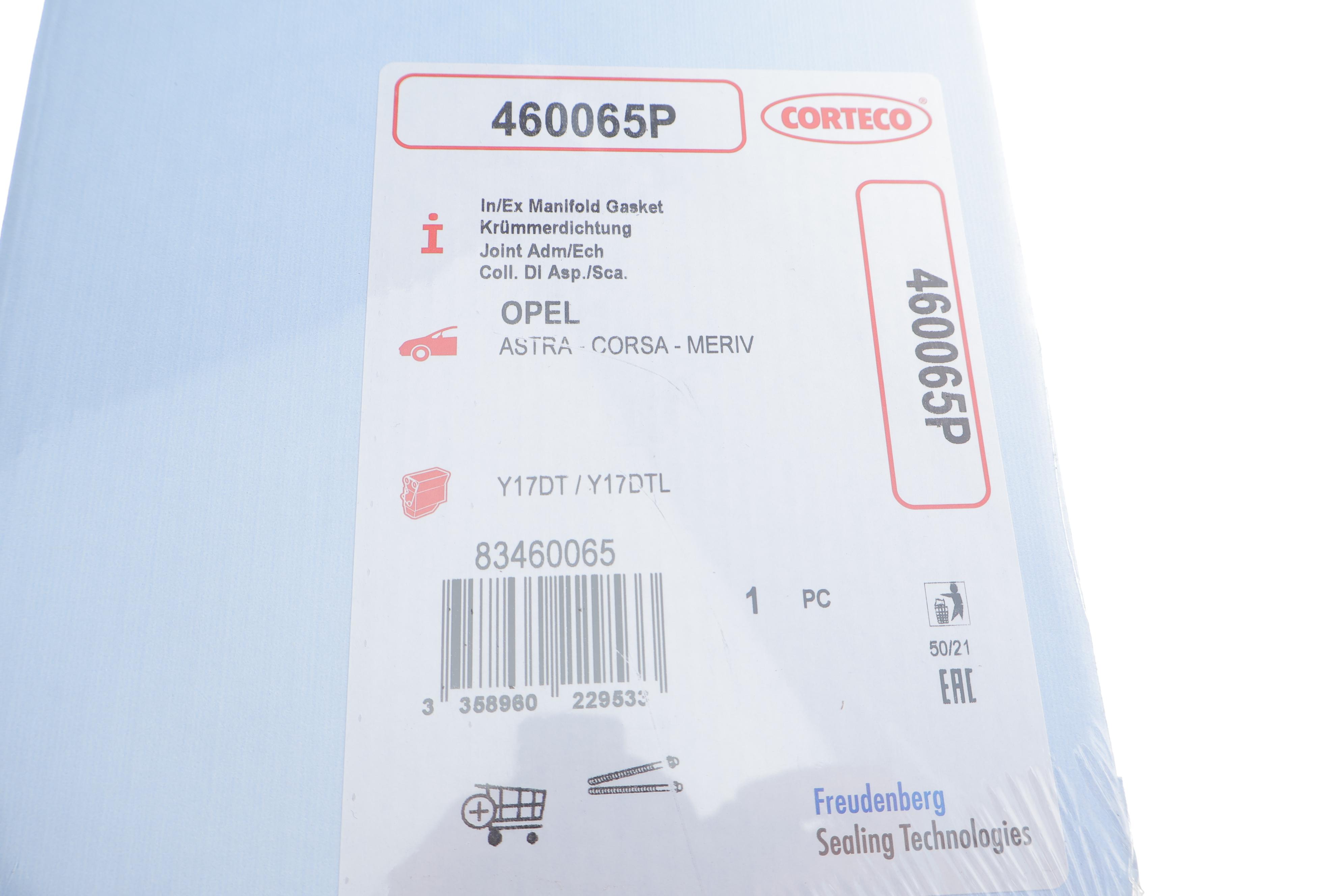 Прокладка колектора випускного Opel Combo 1.7DI/DTI 01-