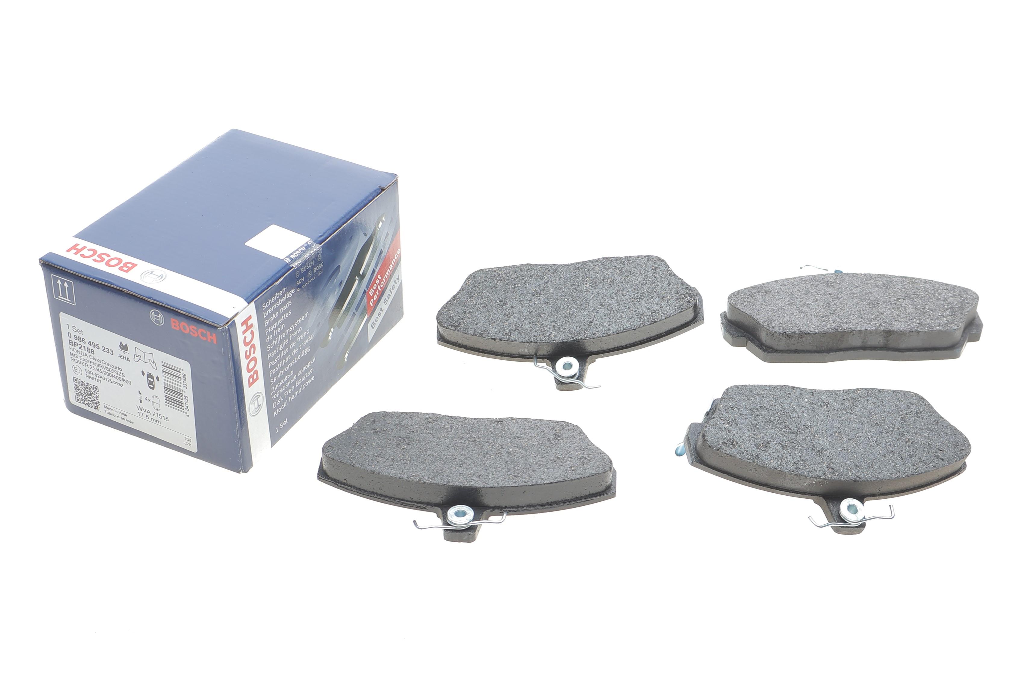 Колодки тормозные (передние) Honda Civic VI/VII 94-05/Concerto 89-95/Rover 400 90-00