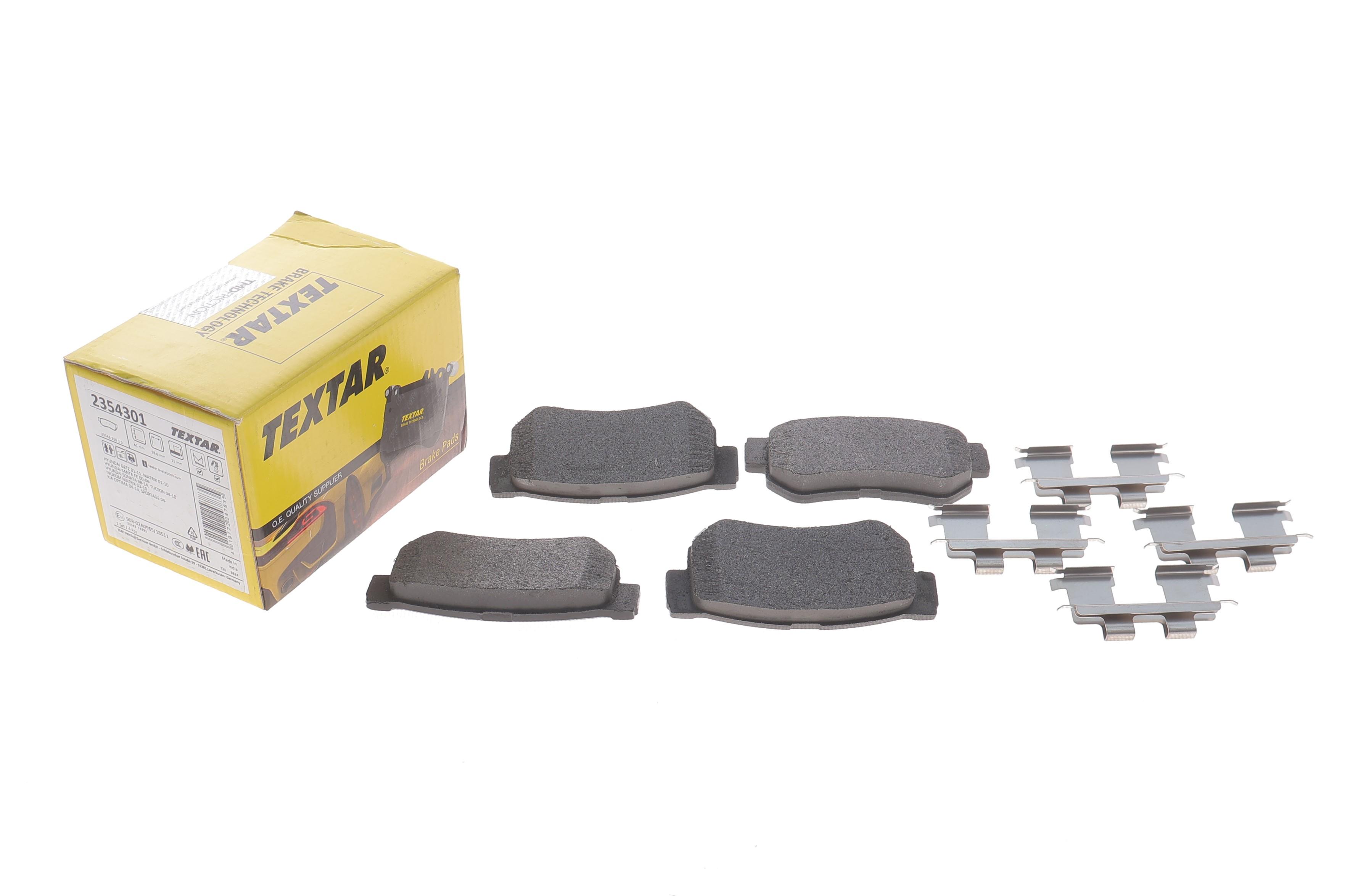 Колодки тормозные (задние) Hyundai Tucson 2.0 CRDi 04-10 (Mando) Q+