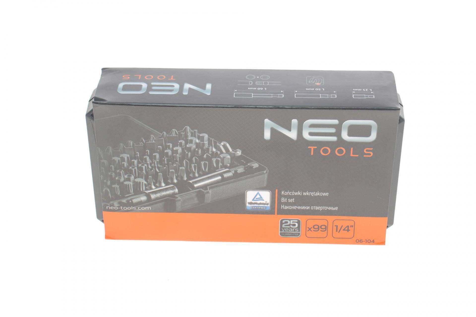 Набір біт комбінований 1/4" 94 од.