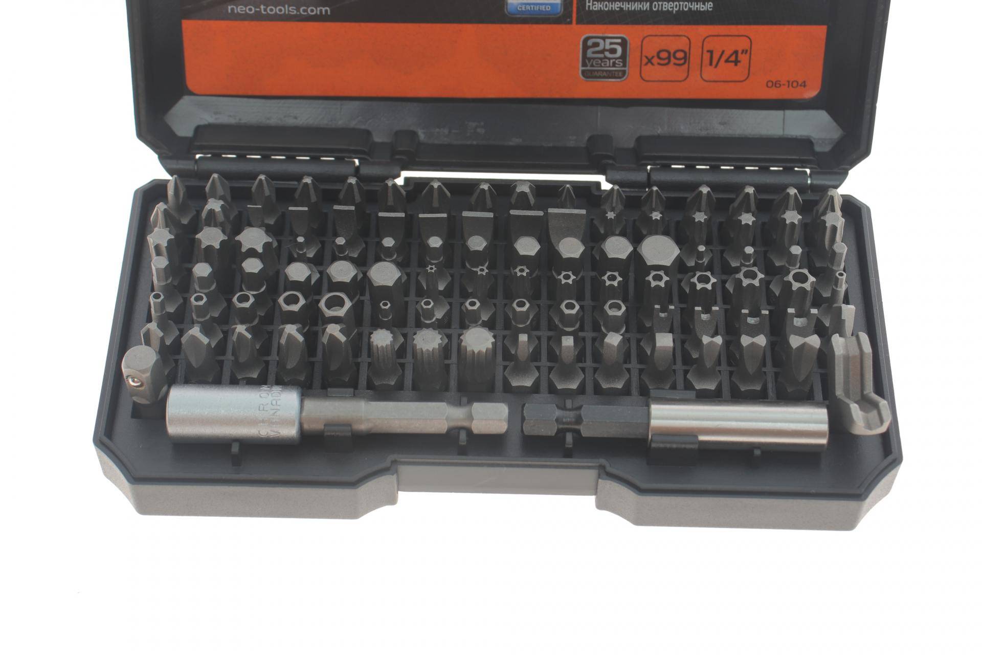 Набір біт комбінований 1/4" 94 од.