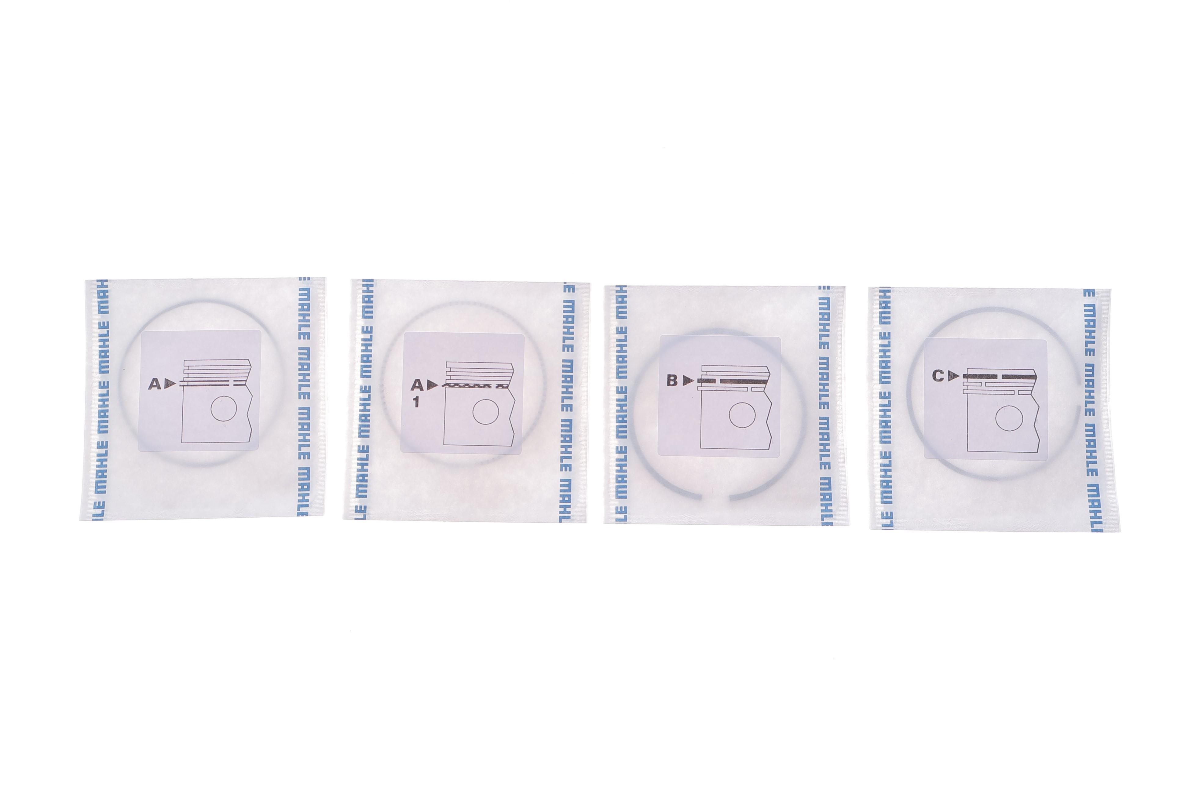 Кільця поршневі Ford Focus 1.8i 06-12/Mondeo 1.8i 00-07 (83.51mm/+0.5) (1.2-1.2-2.5)