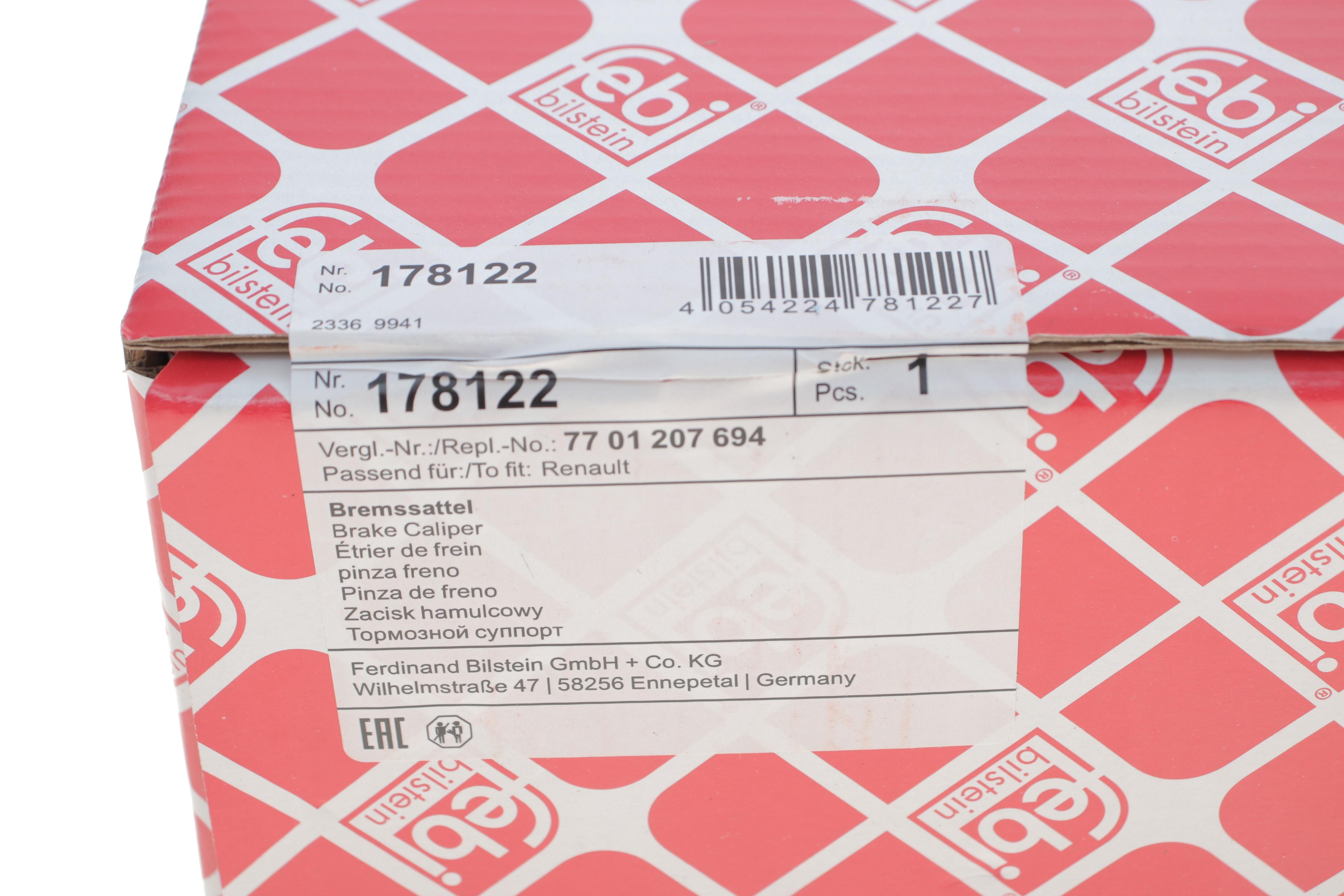 Супорт гальмівний (задній) (R) Renault Scenic/Megane II/III 02-