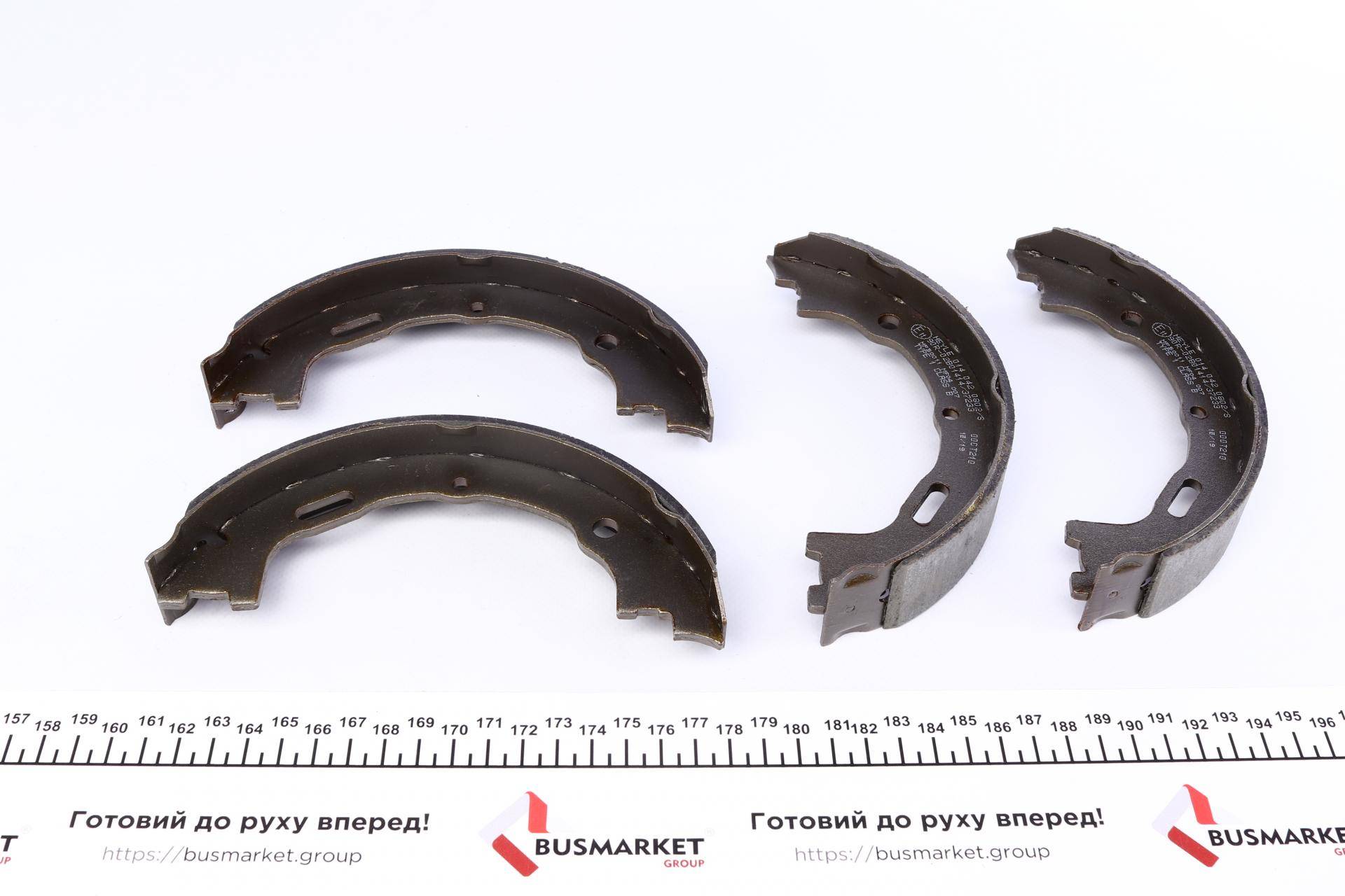 Колодки ручника MB M-class (W163) (з пружиною) 98-05