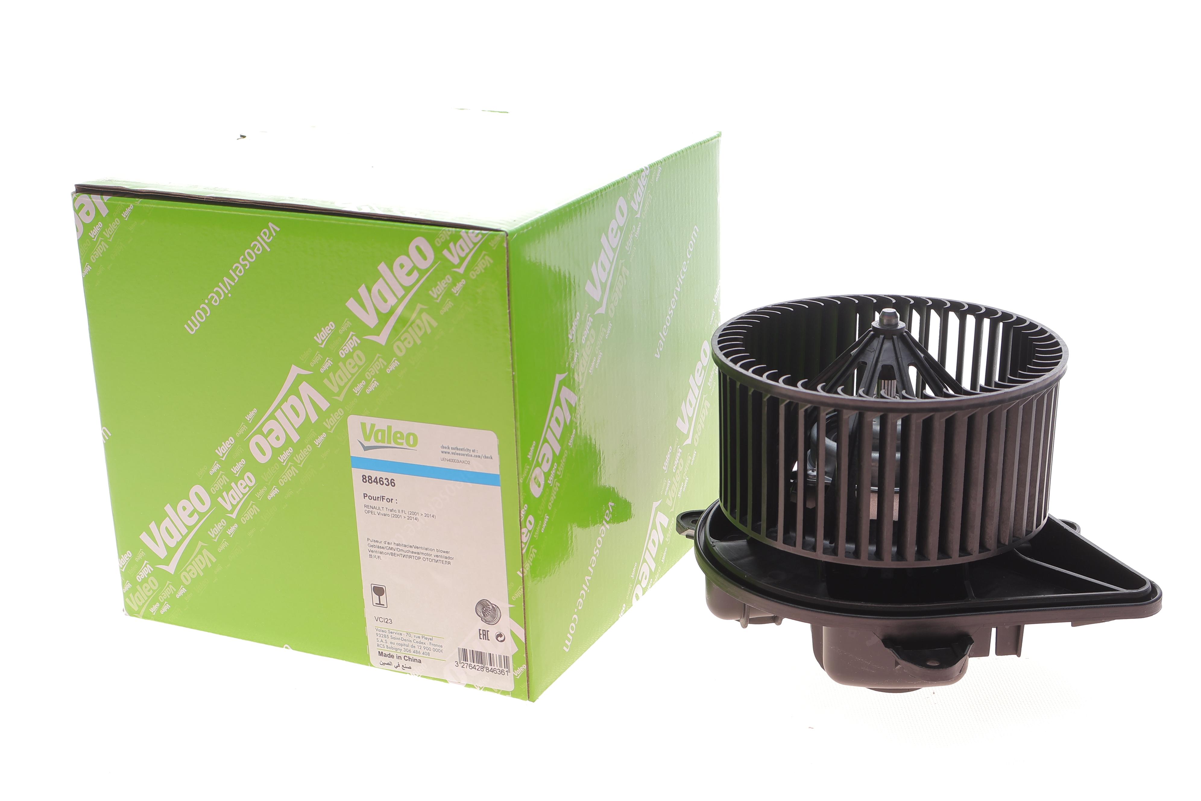 Моторчик пічки Renault Trafic/Opel Vivaro 1.9-2.5D 01-