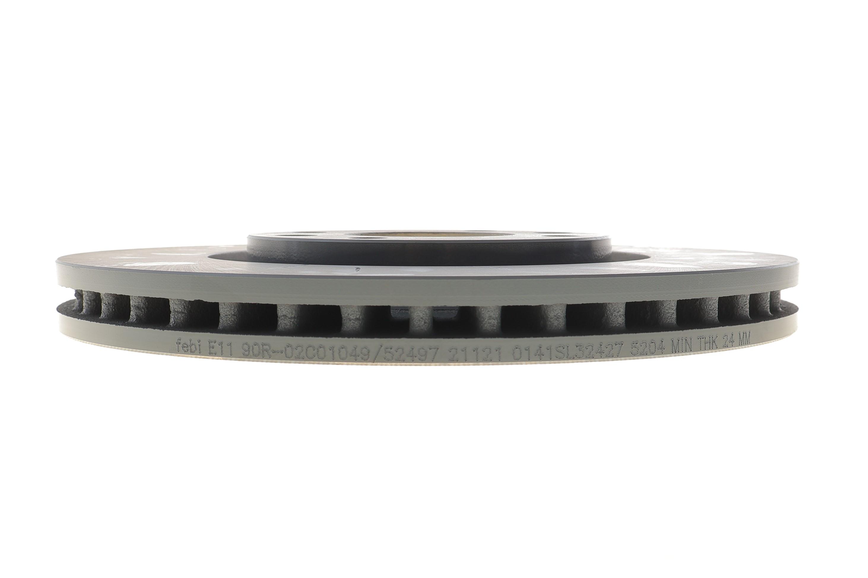 Диск тормозной (передний) Citroen Berlingo 08- (283x26)