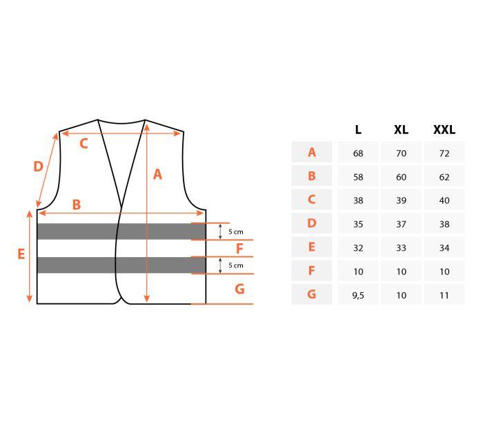 Жилет попереджувальний, жовтий NEO "XXL"