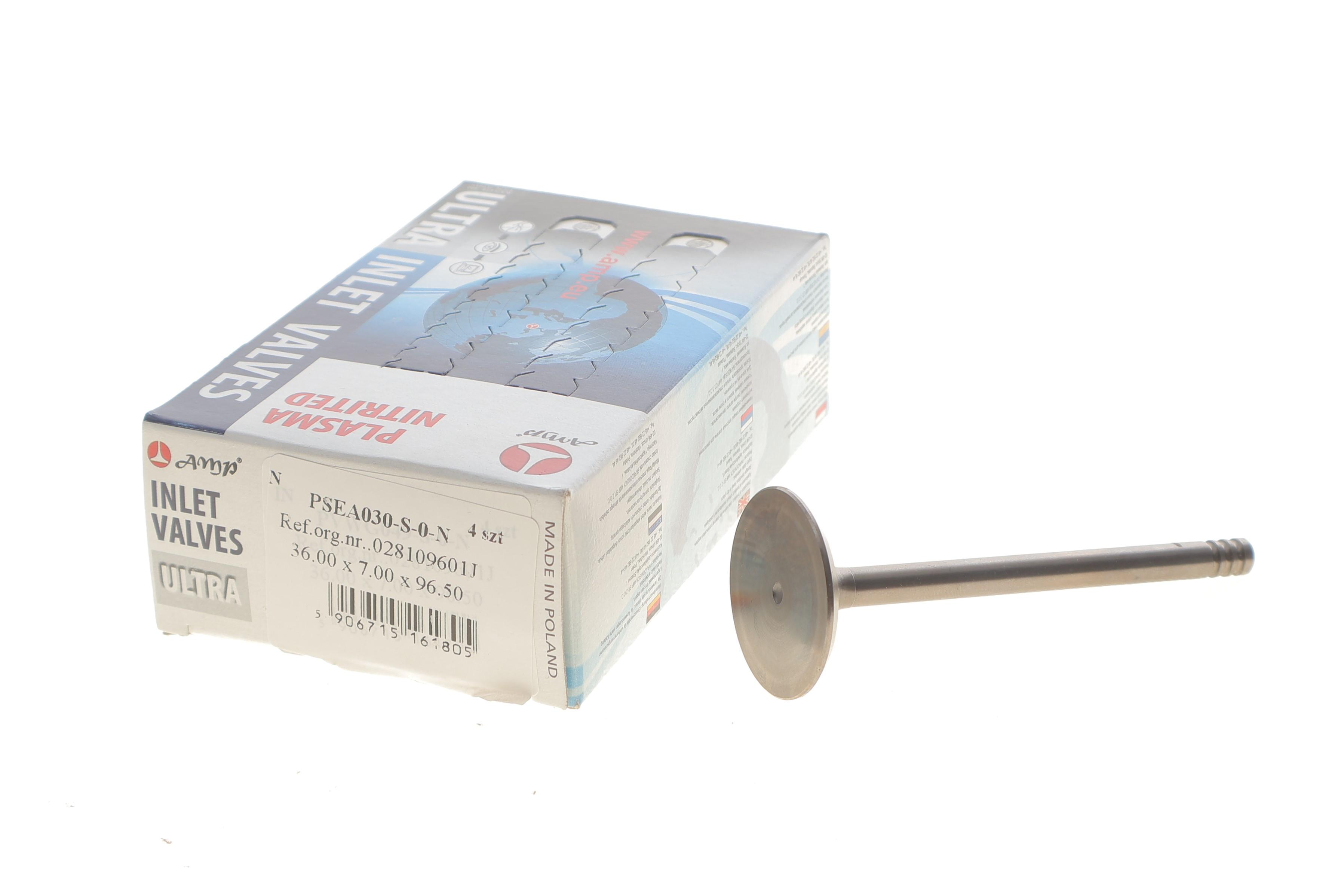 Клапан (впуск) VW Caddy 1.9SDI 95-04 (36x7x96.5) (азотований)