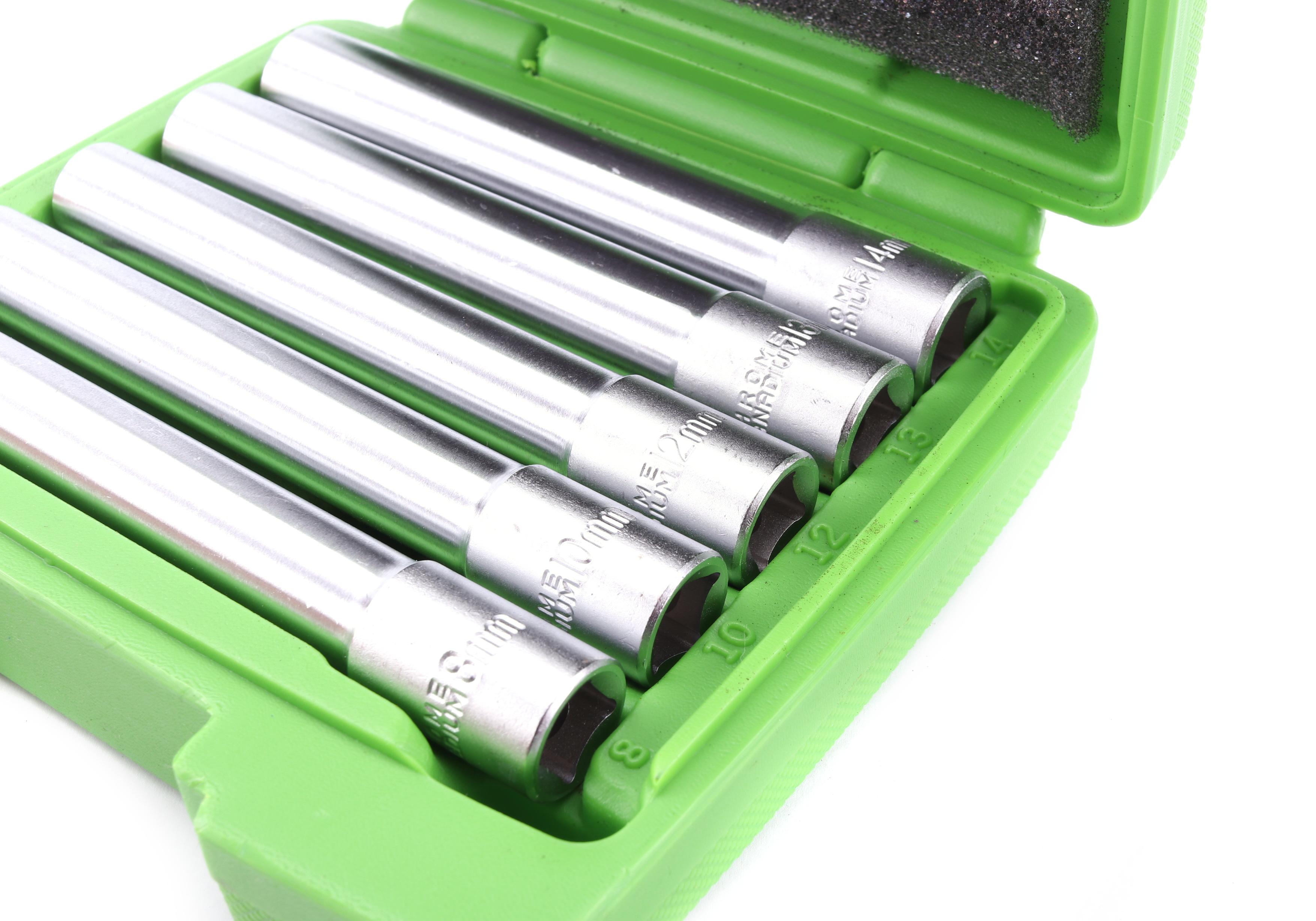 Набір головок подовжених 3/8" 8-14 мм Long 120 мм