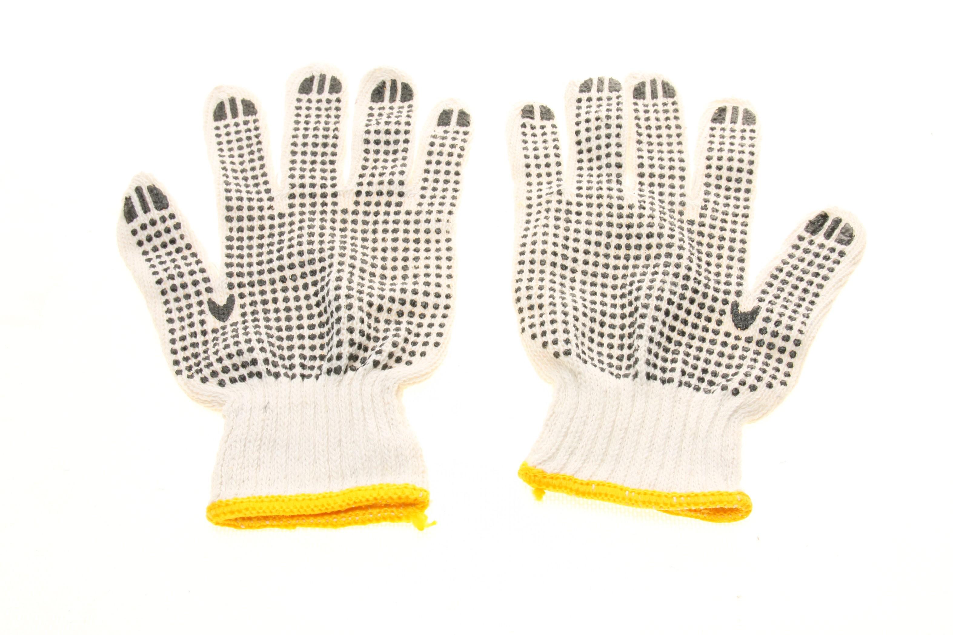 Рукавиці з ПВХ крапкою