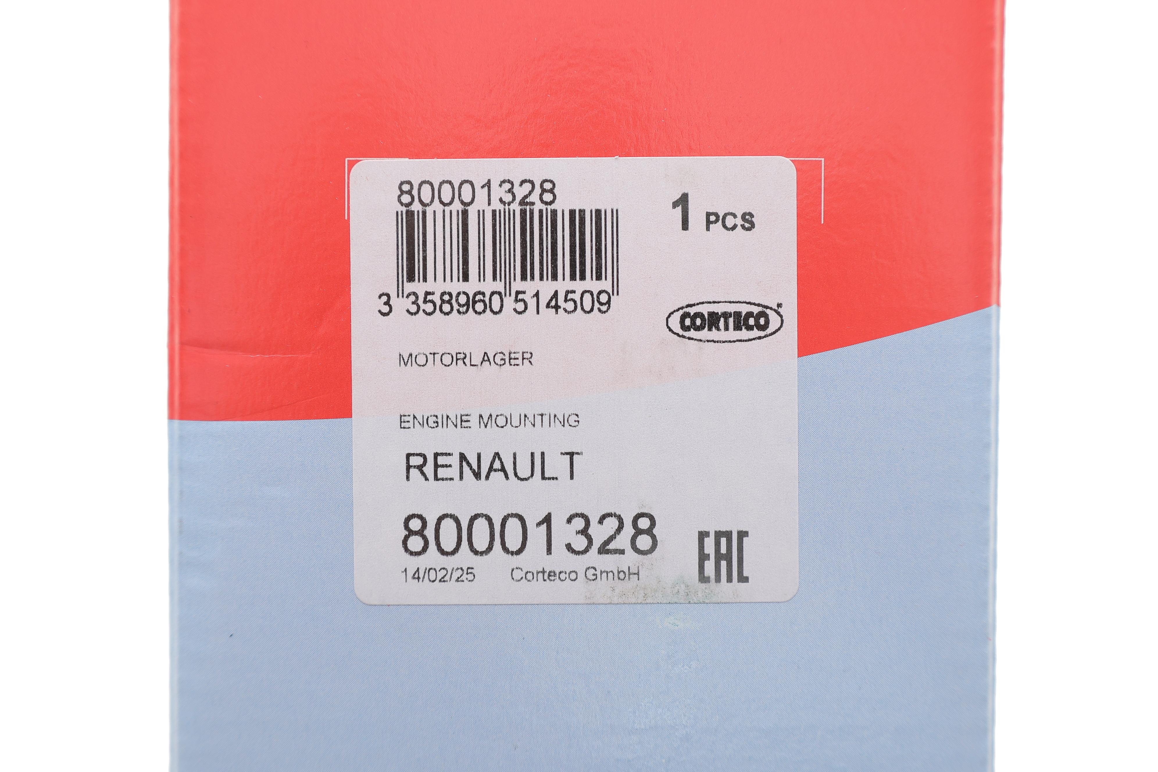 Подушка двигуна (задня/нижня) Renault Logan 1.4/1.6/1.5dCi 04- (косточка)