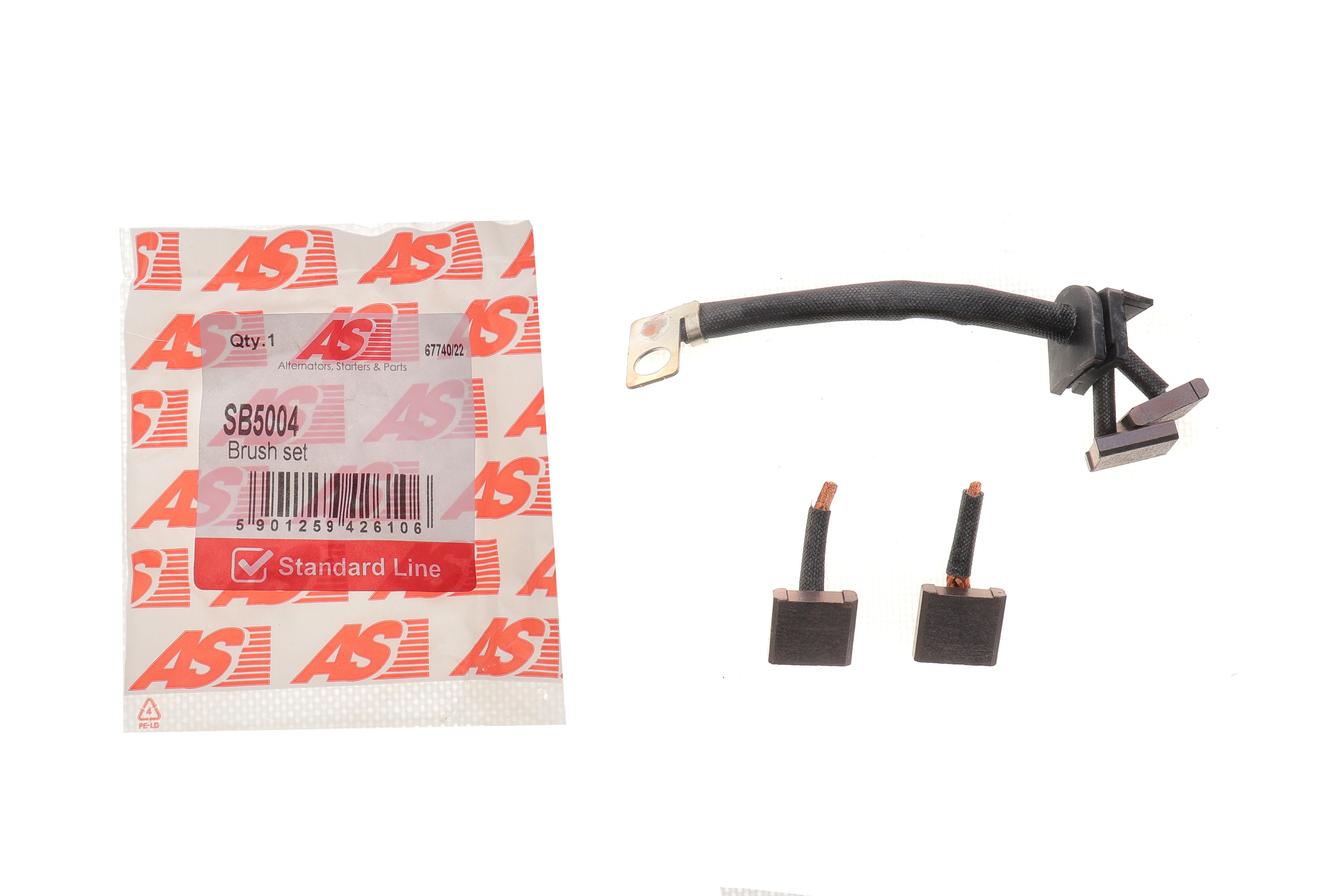 Щітки стартера Opel Astra H/J/Zafira C 1.9/2.0 CDTI 04- (12V) (4.5x18x16.7)