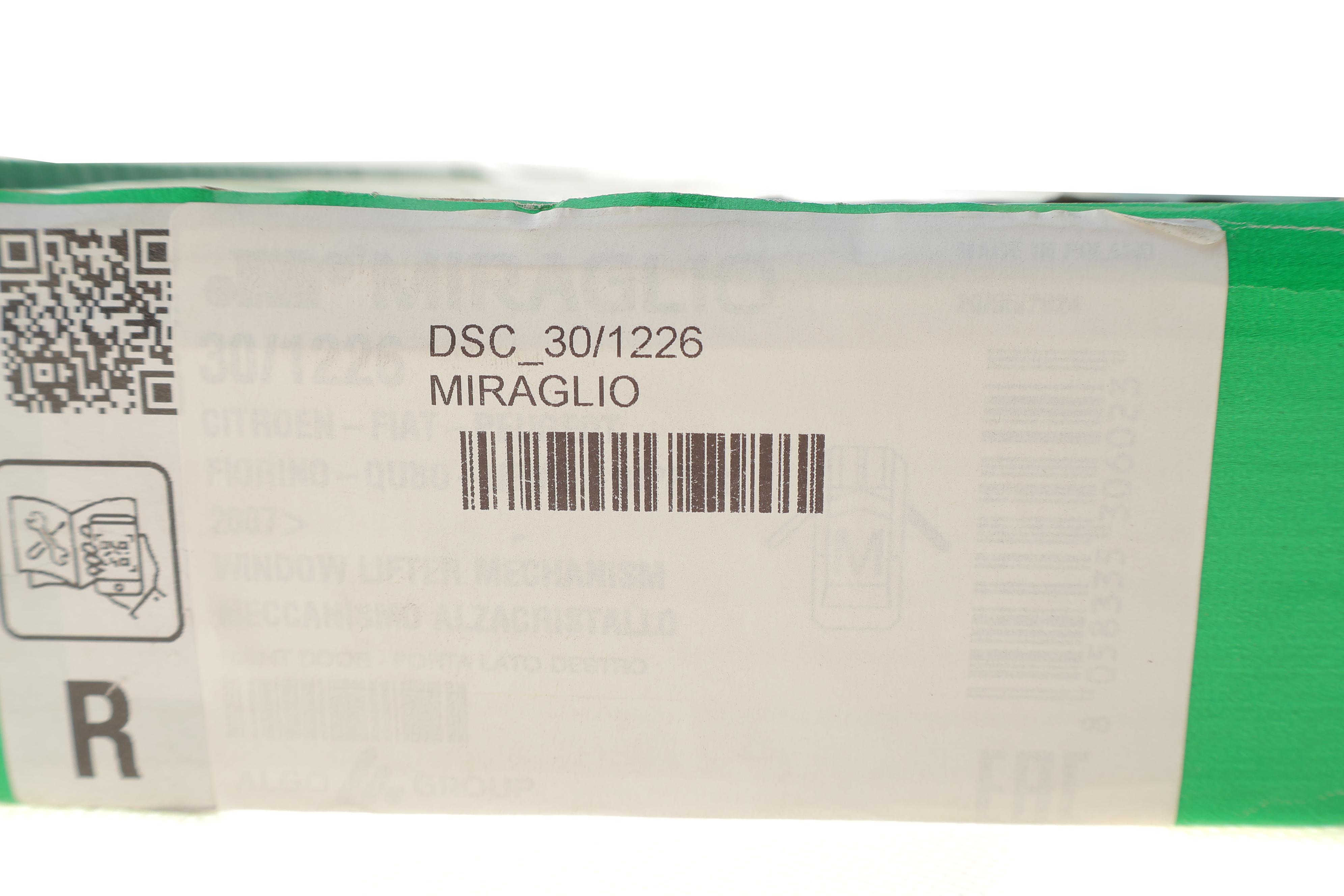 Стеклоподъемник (передний) Citroen Nemo/Fiat Fiorino 07- (R) (электро) (незначительное повреждение)