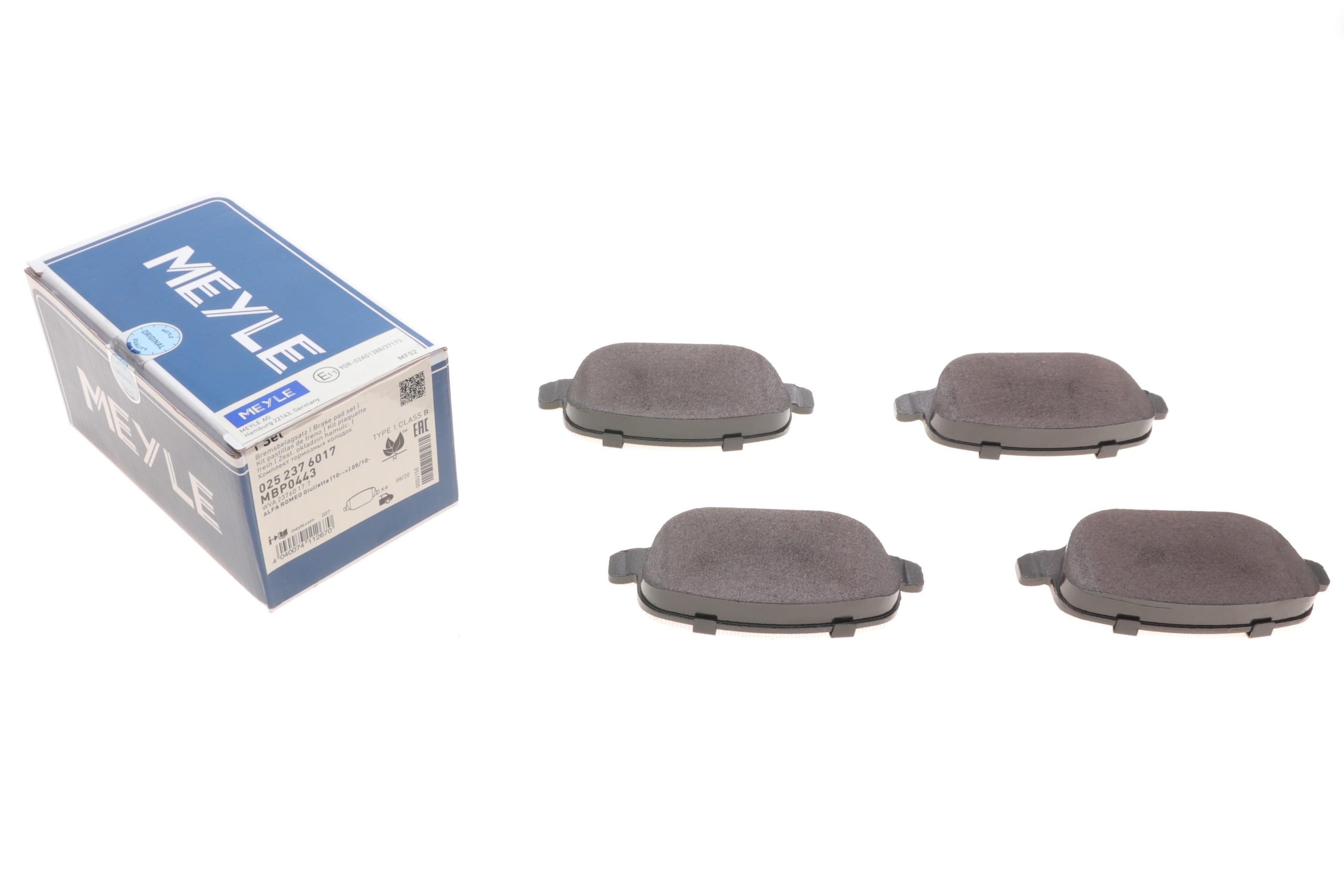 Колодки гальмівні (задні) Alfa Romeo/Lancia Thesis 02-12