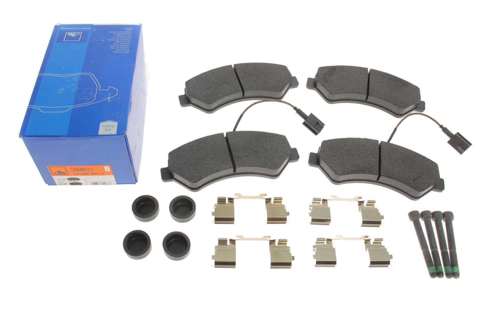 Колодки гальмівні (передні) Citroen Jumper/Fiat Ducato/Peugeot Boxer 2.0-3.0HDi 06- R16 (з датчиком)