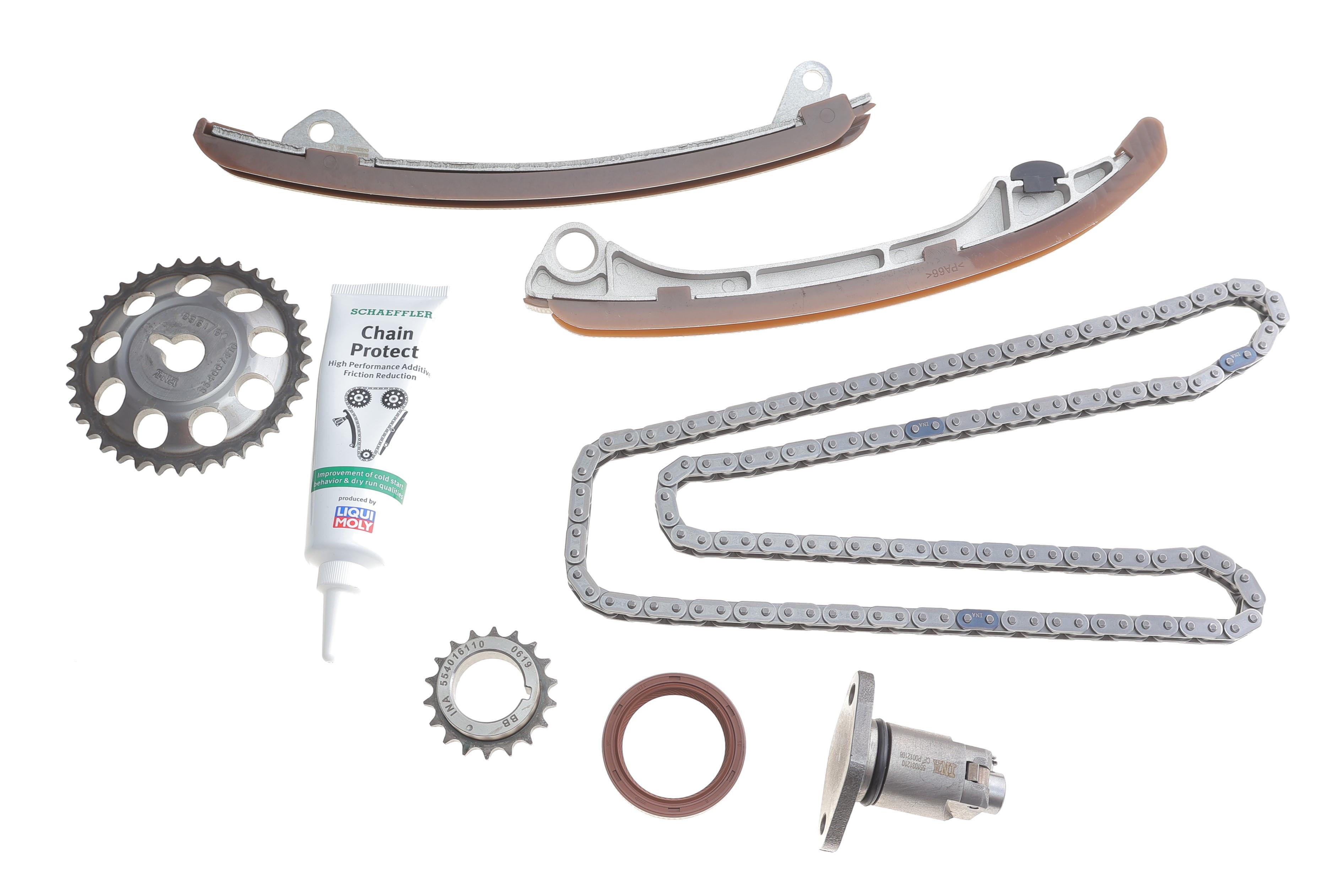 Комплект цепи ГРМ Toyota Corolla 1.8 VVTL-i 01-07, (цепь INA)