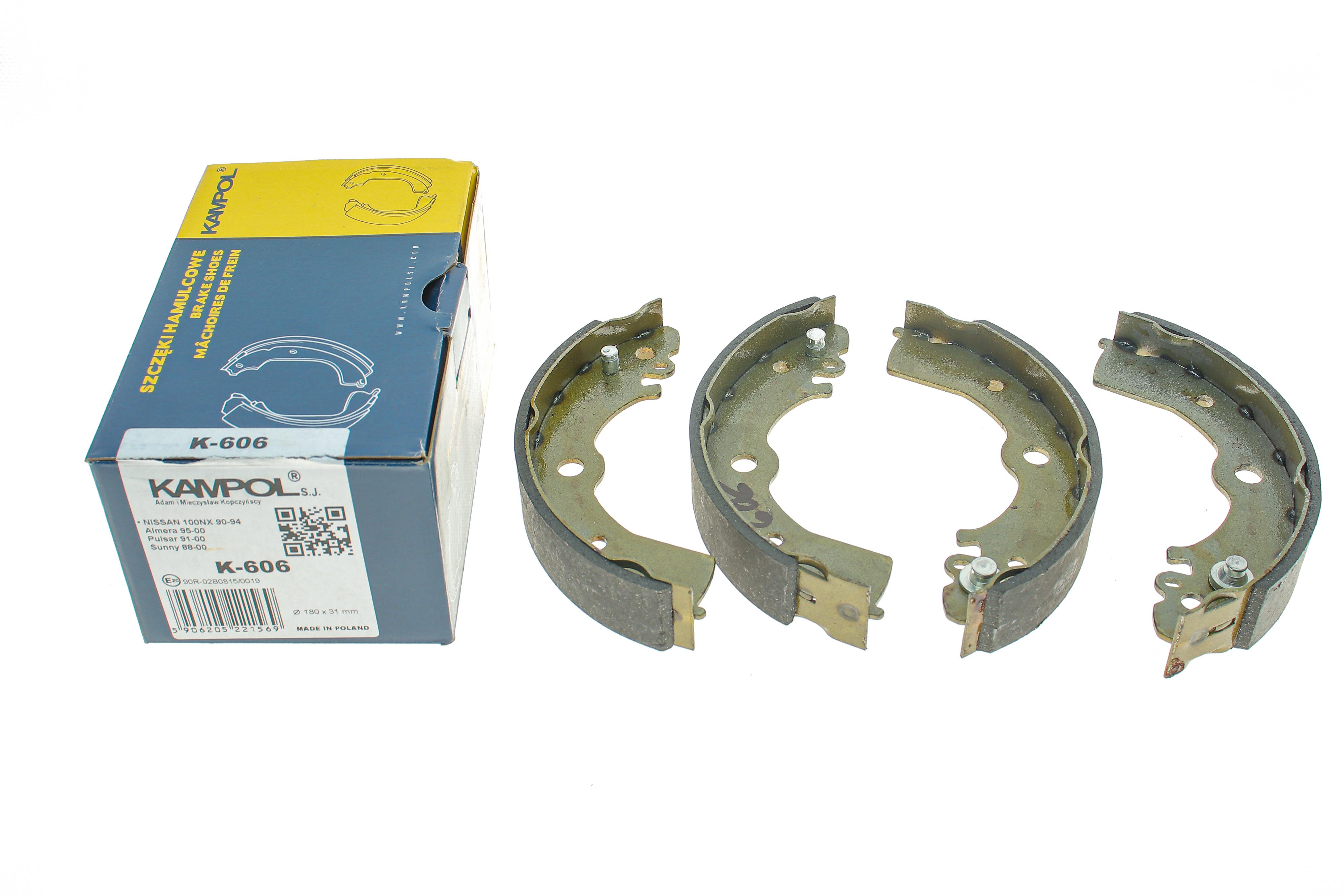 Колодки гальмівні (задні) Nissan Almera 95-00 (барабанні) (180x31)